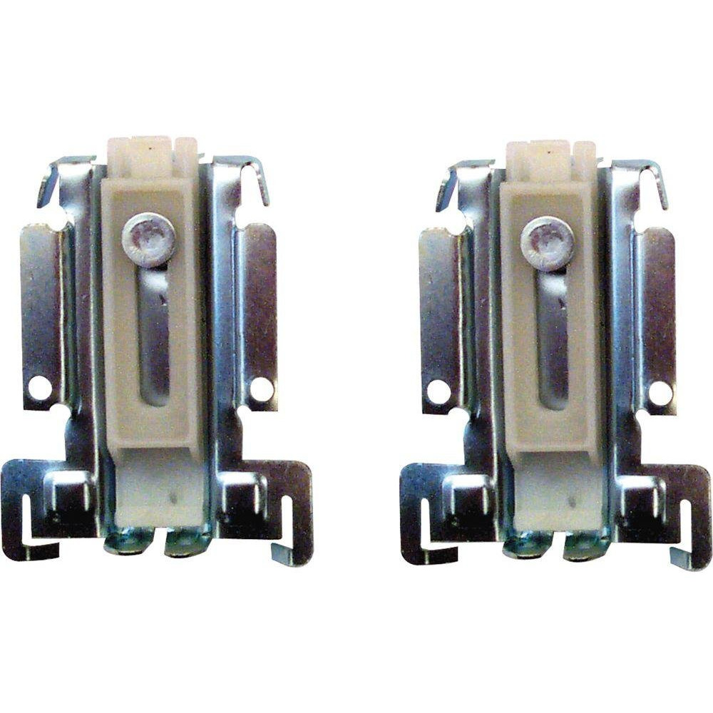 Prime-Line N 6551 Panel Wardrobe Door Guide  Fits Acme Doors  Left And Right In Package (1 Set)