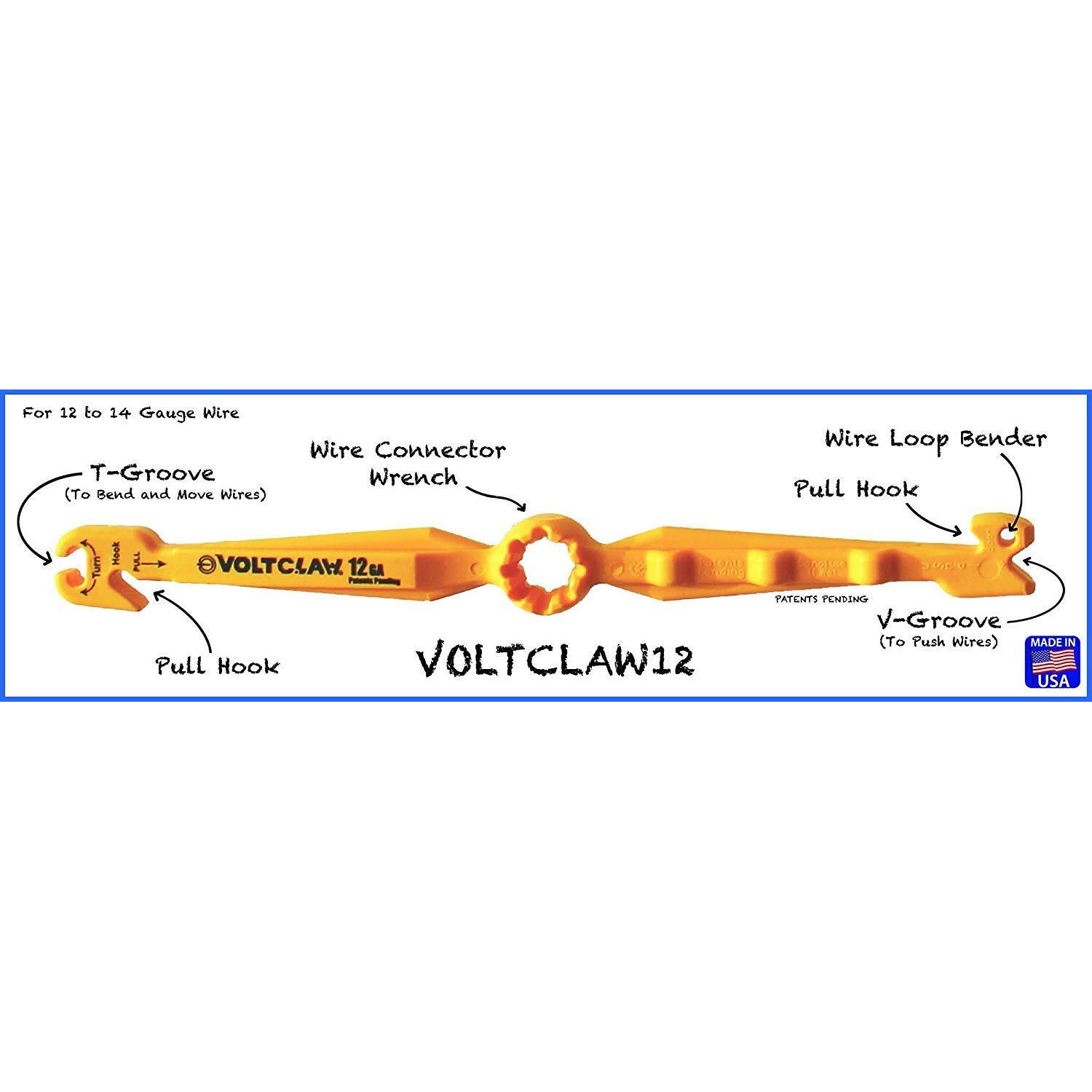 Voltclaw-12 Nonconductive Electrical Wire Pliers