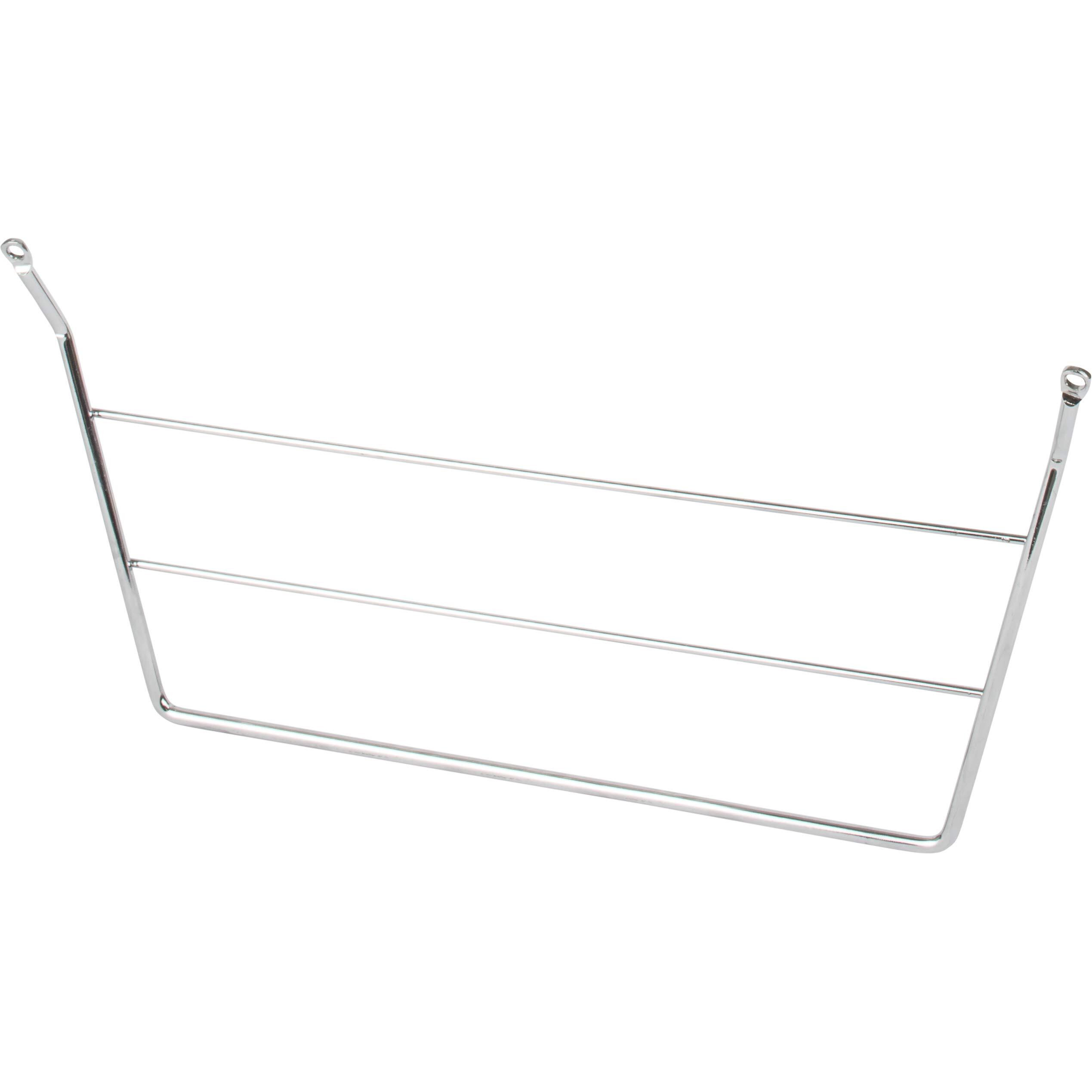 Hardware Resources Door Mount 3-Tier Dishcloth Rack  Chrome