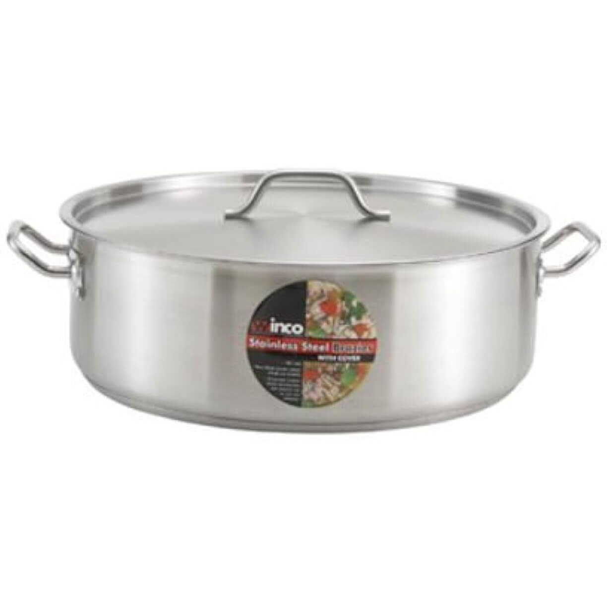 Winco Sslb-10  10-Quart Premium Stainless Steel Polished Induction Brazier