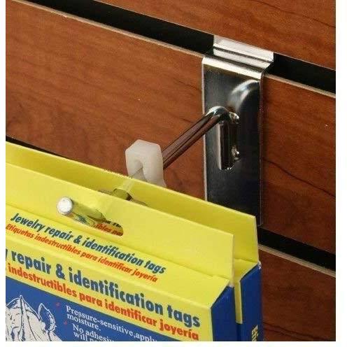 Store Fixtures Direct Peg Hook Stoppers  Inventory Control Clips To Help Keep Merchandise On Hooks  100 Pack