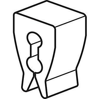 Store Fixtures Direct Peg Hook Stoppers  Inventory Control Clips To Help Keep Merchandise On Hooks  100 Pack