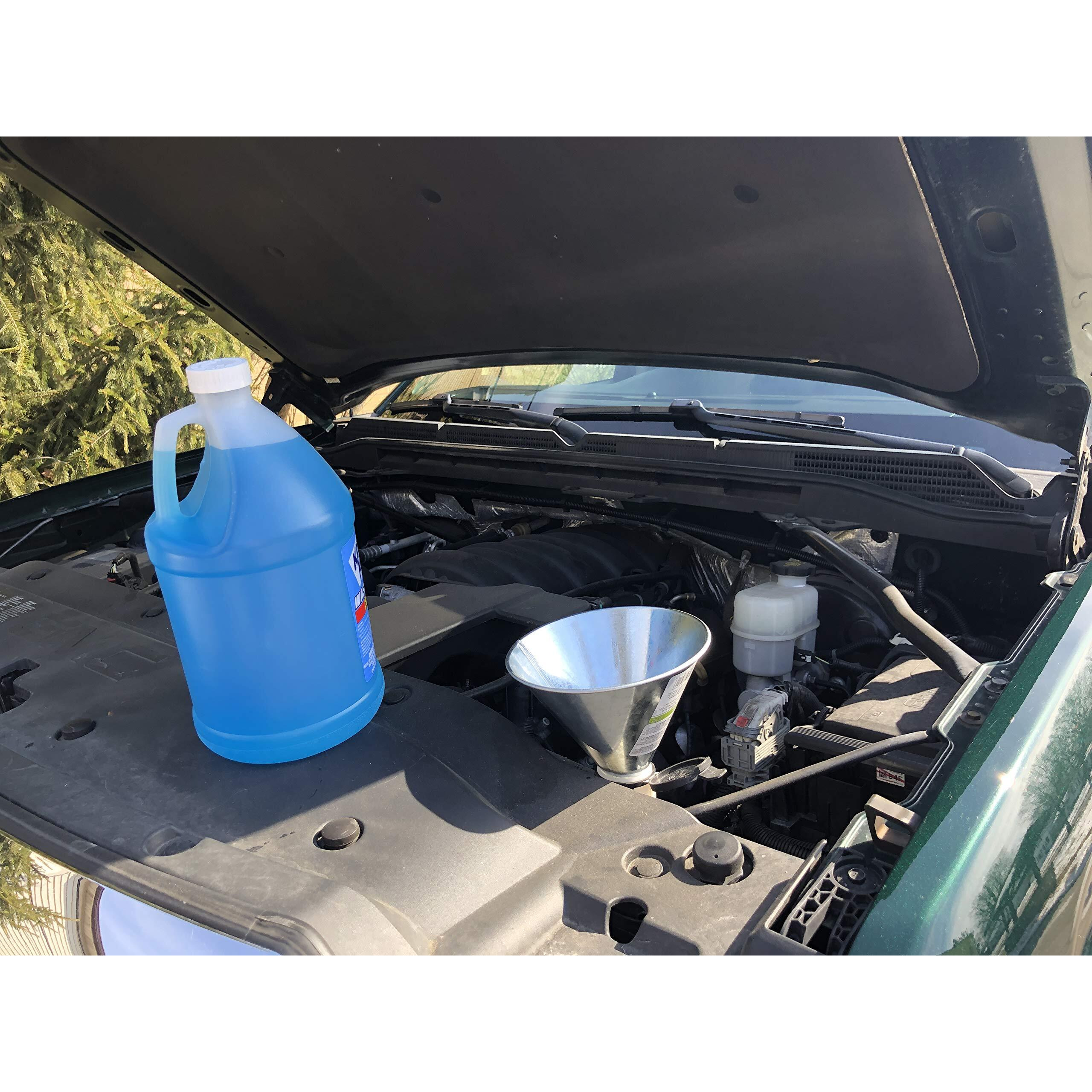 Lubrimatic Galvanized Steel Utility Funnel - 2 Quart