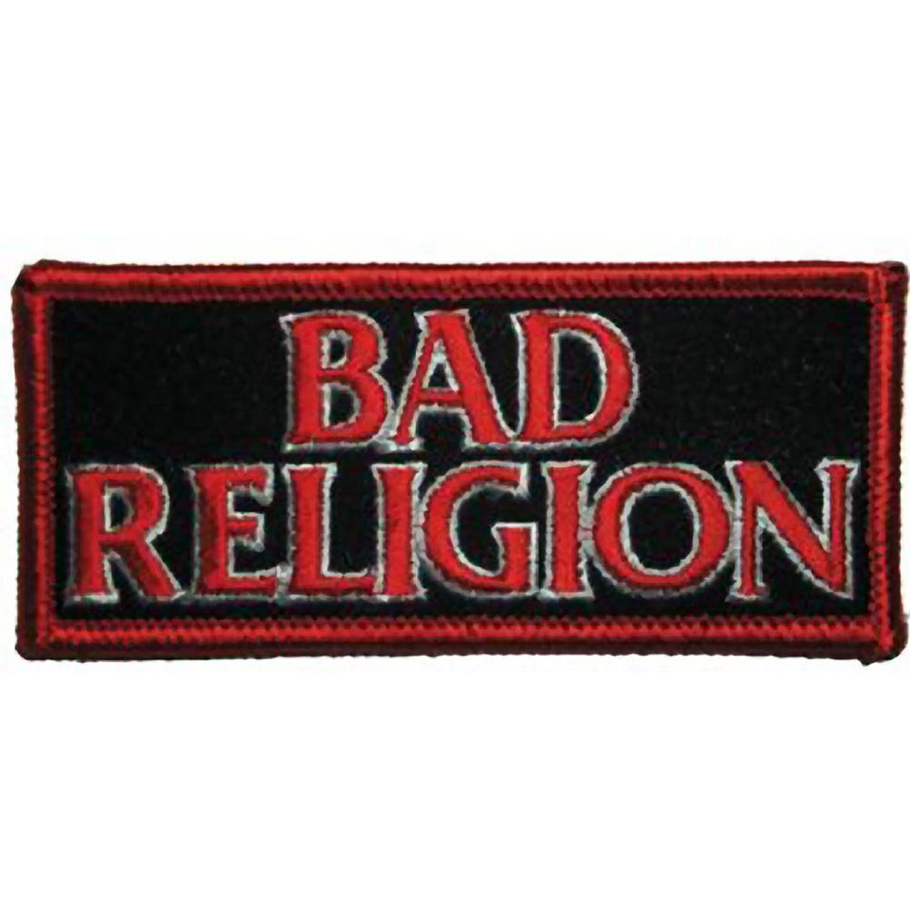 C&D Visionary P-0496 Bad Religion Logo Patch  Black  Red