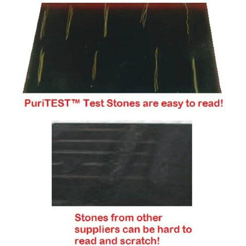 Puritest 10K/14K/18K Gold Test Acid Solutions Tester Kit Detect Metals Scrap Jewelry + Pro 2X2"" Testing Stone