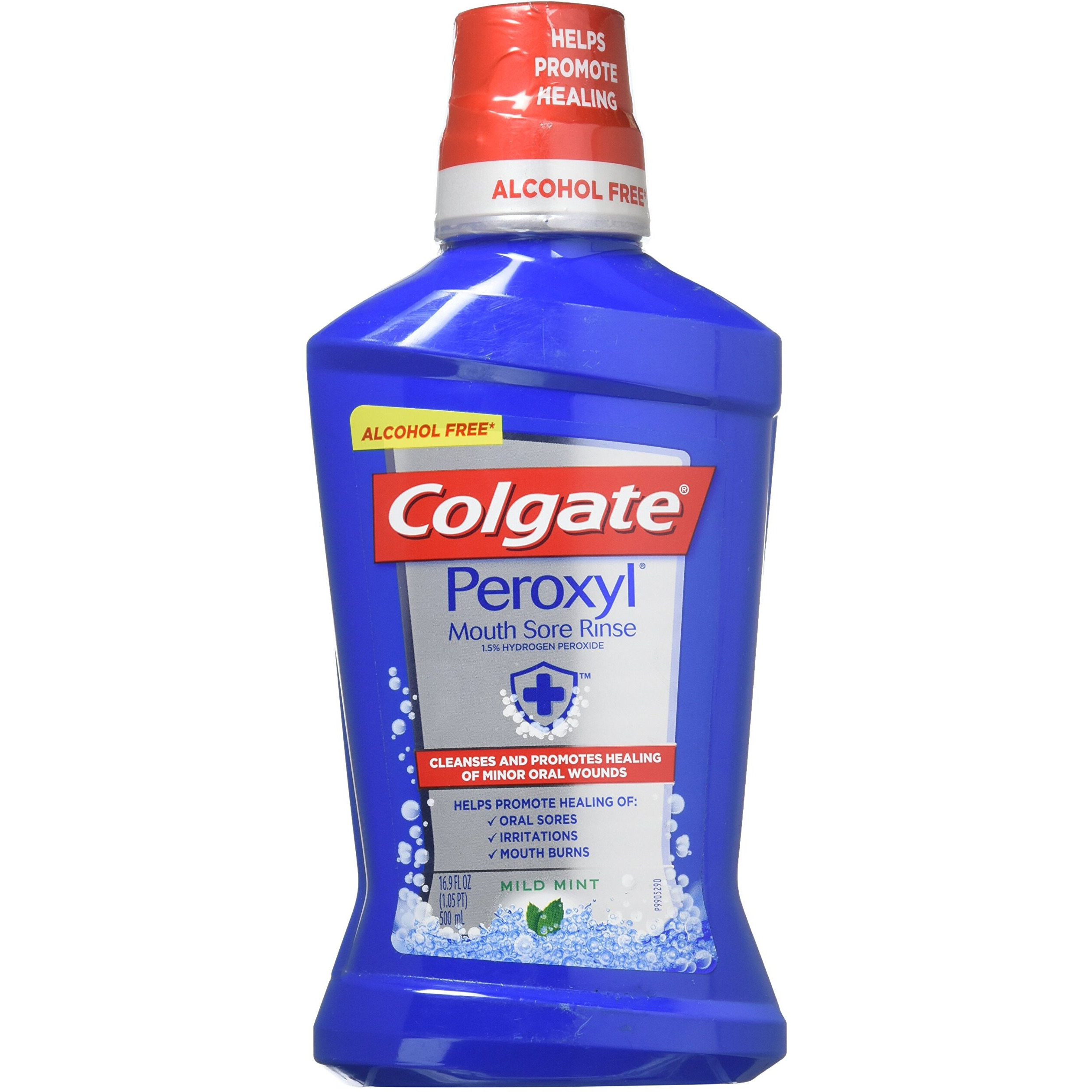 Colgate Peroxyl Mouth Sore Rinse  Mild Mint  16.9 Oz