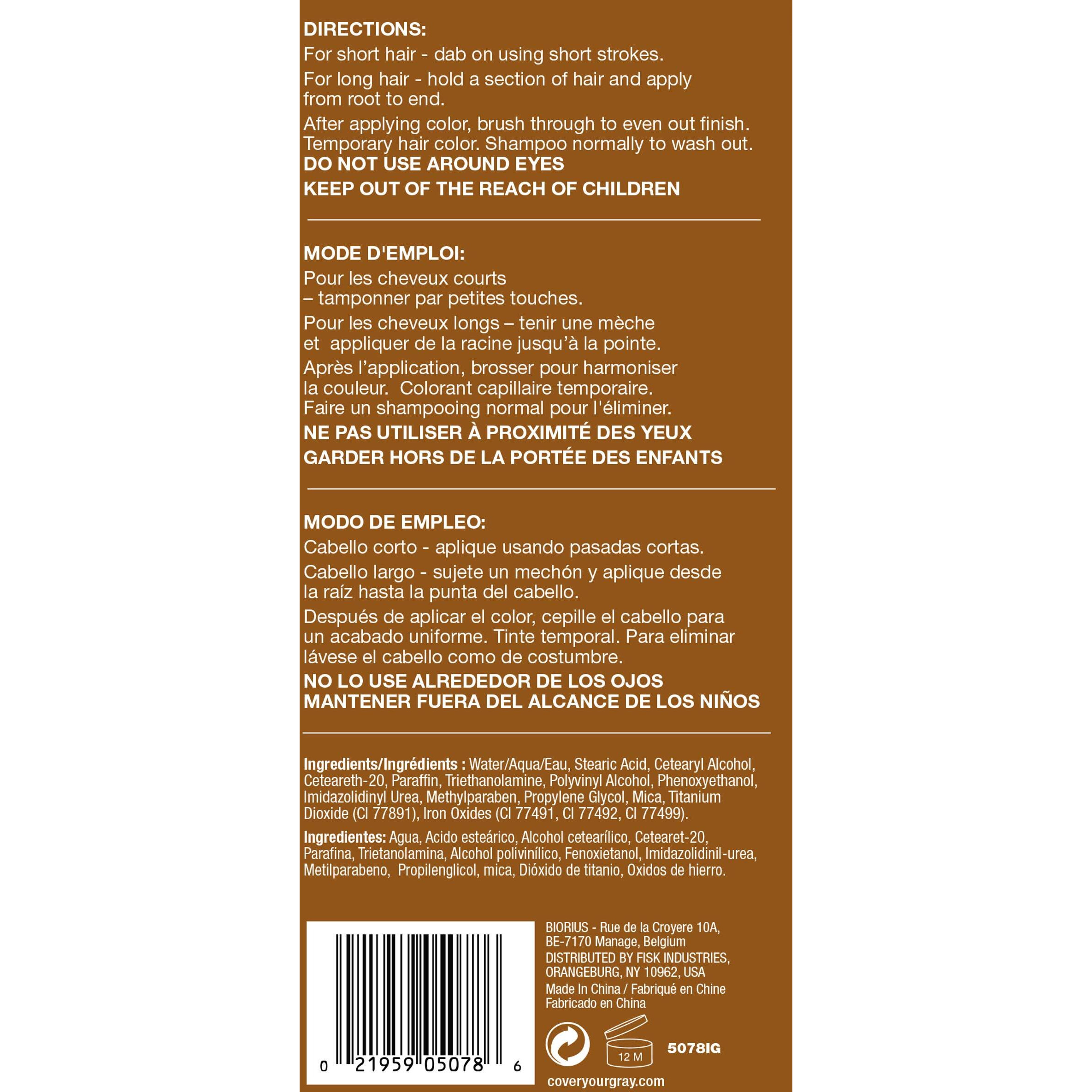 Cover Your Gray Brush-In Wand - Medium Brown (Pack Of 6)