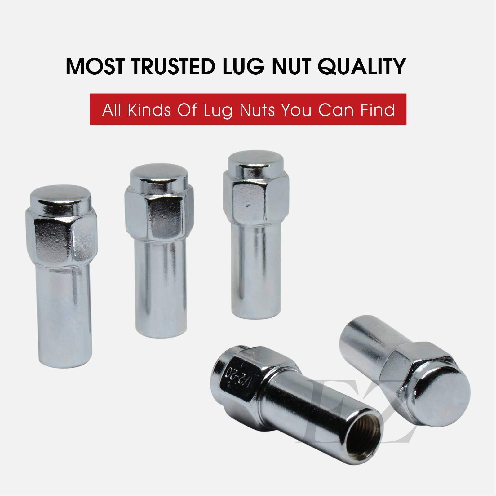 Cragar Sst Mag Lug Nut 1/2""-20 Left Hand With Center Washer Set Of 20 Pcs