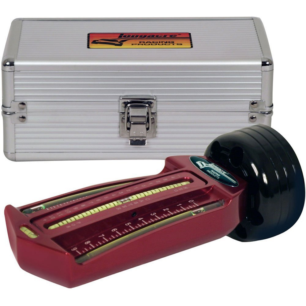 Longacre 52-78272 Billet Caster/Camber Gauge W/Magnet Adap.