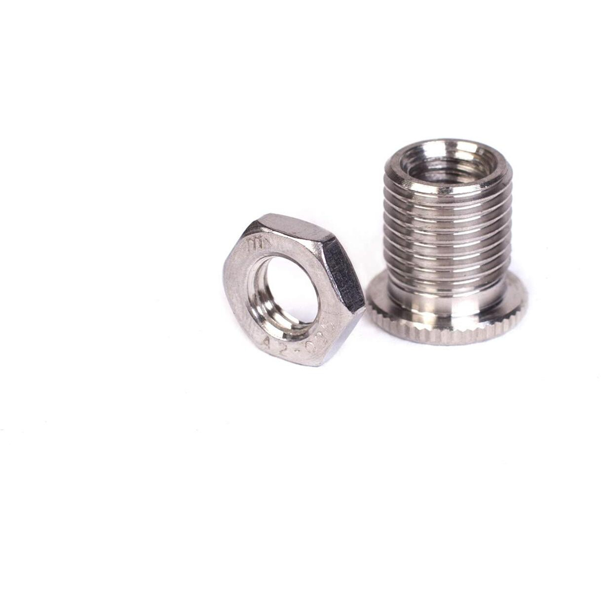 Kei Project Metric Thread Stainless Steel Shift Knob Shifter Manual Stick Adapter Kit (12X1.25 To 10X1.5)