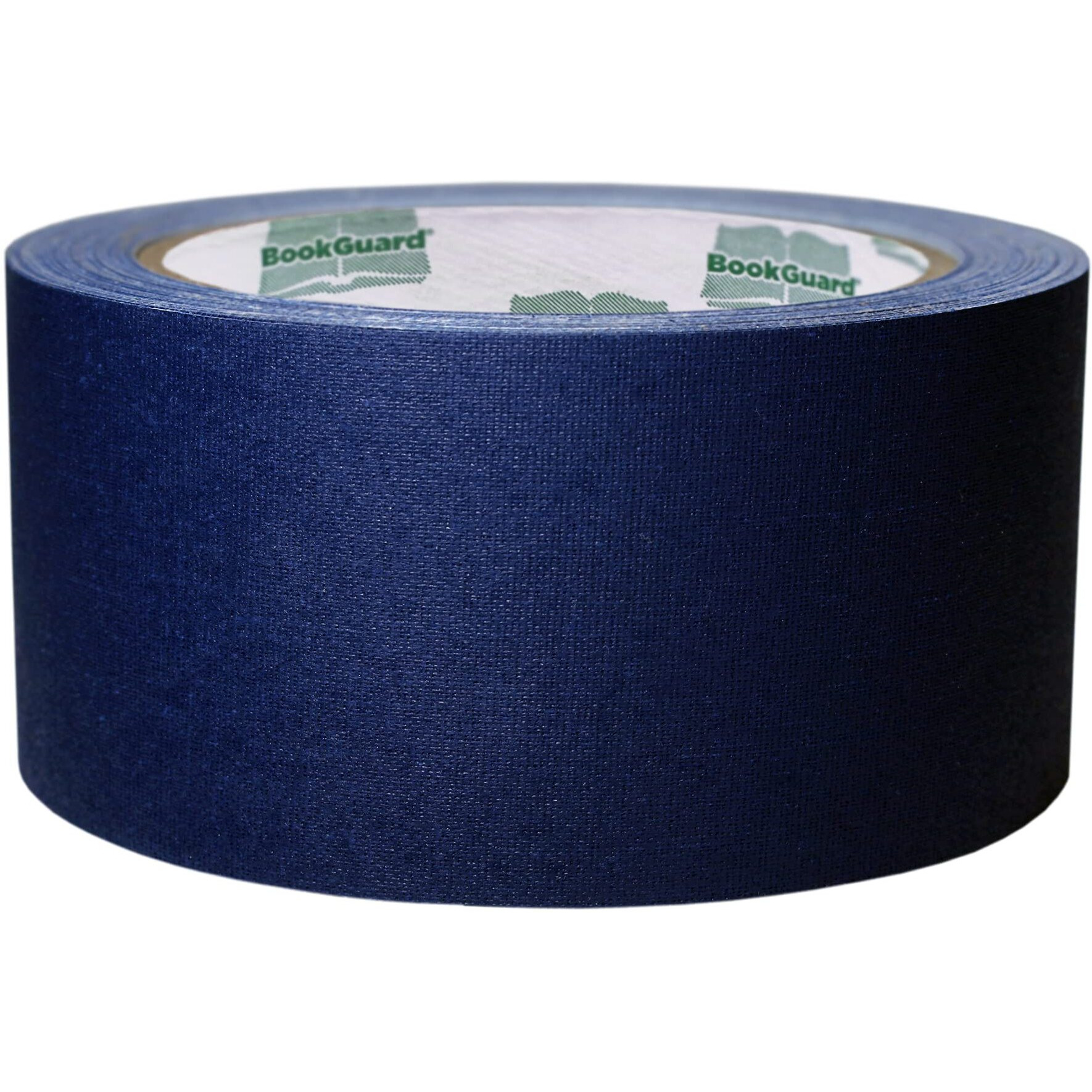 Bookguard 2 Inch Book Repair Tape  Premium Book Binding Tape For Book Repairs  Ideal Addition For Library Supplies - 15 Yard Roll  Navy Blue Cloth Tape