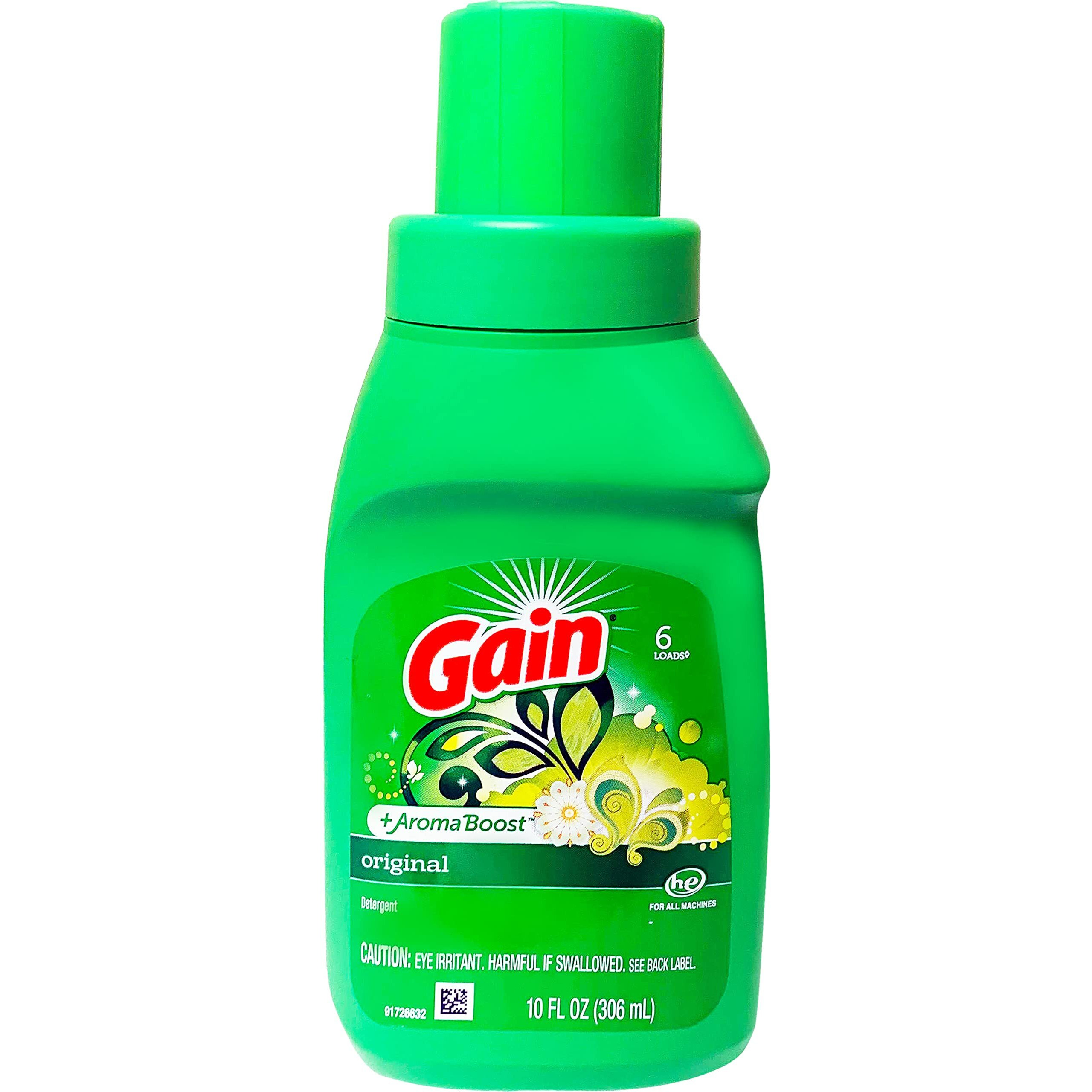 Gain  Original Laundry Detergent  Two 10 Oz. Bottles