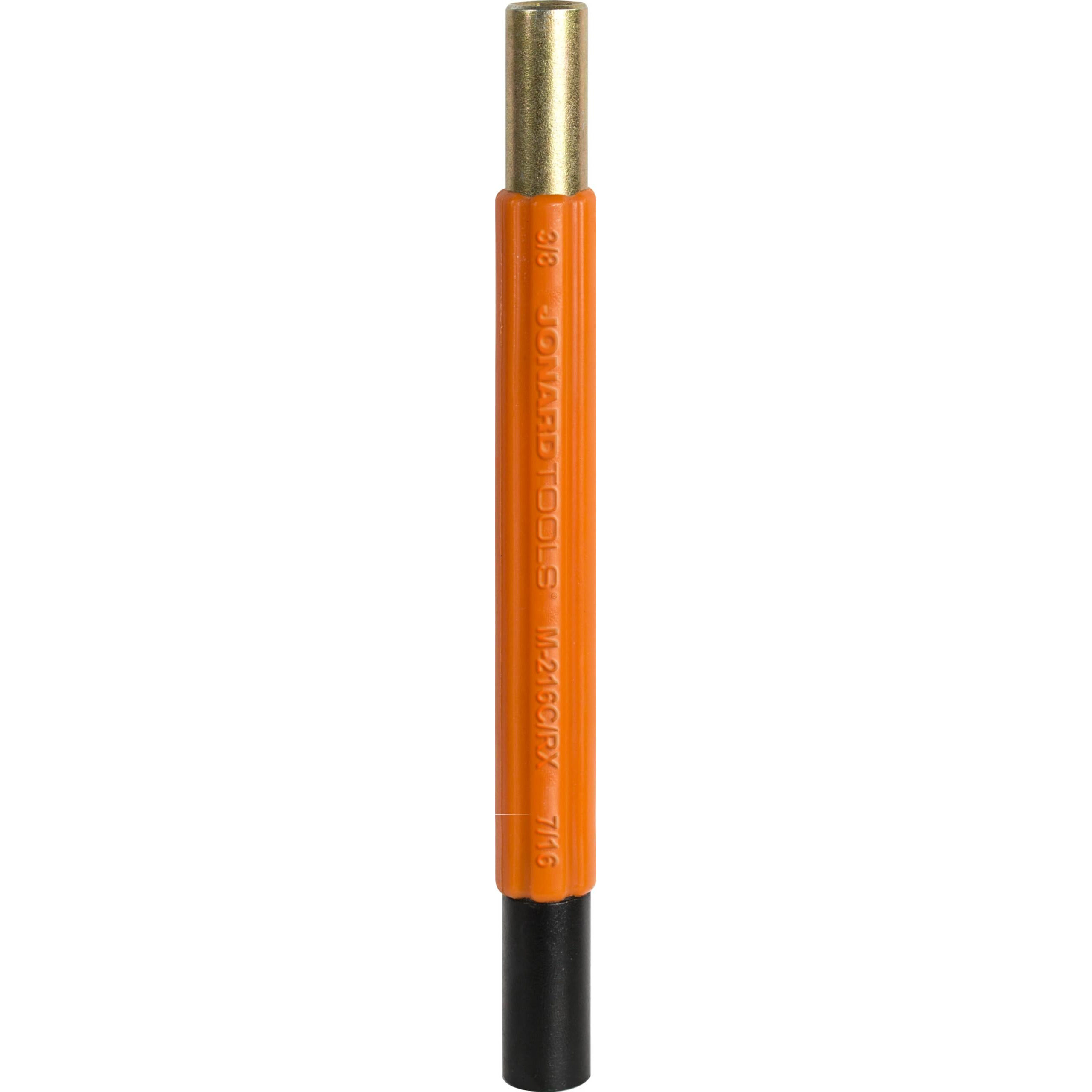 Jonard Tools M-216C/Rx  Impact Resistant Round Can Wrench With 7/16"" And 3/8"" Hex Sockets