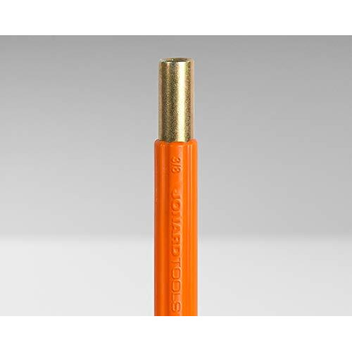 Jonard Tools M-216C/Rx  Impact Resistant Round Can Wrench With 7/16"" And 3/8"" Hex Sockets