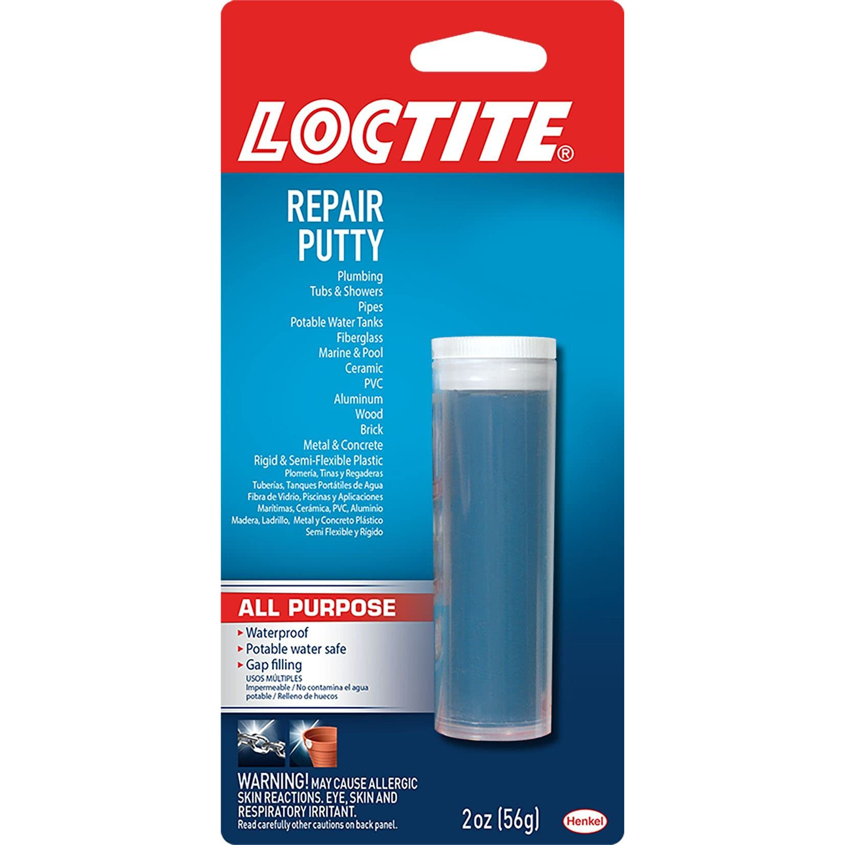 Loctite Epoxy Multi Purpose Repair Putty   2 Oz Stick  1 Pack