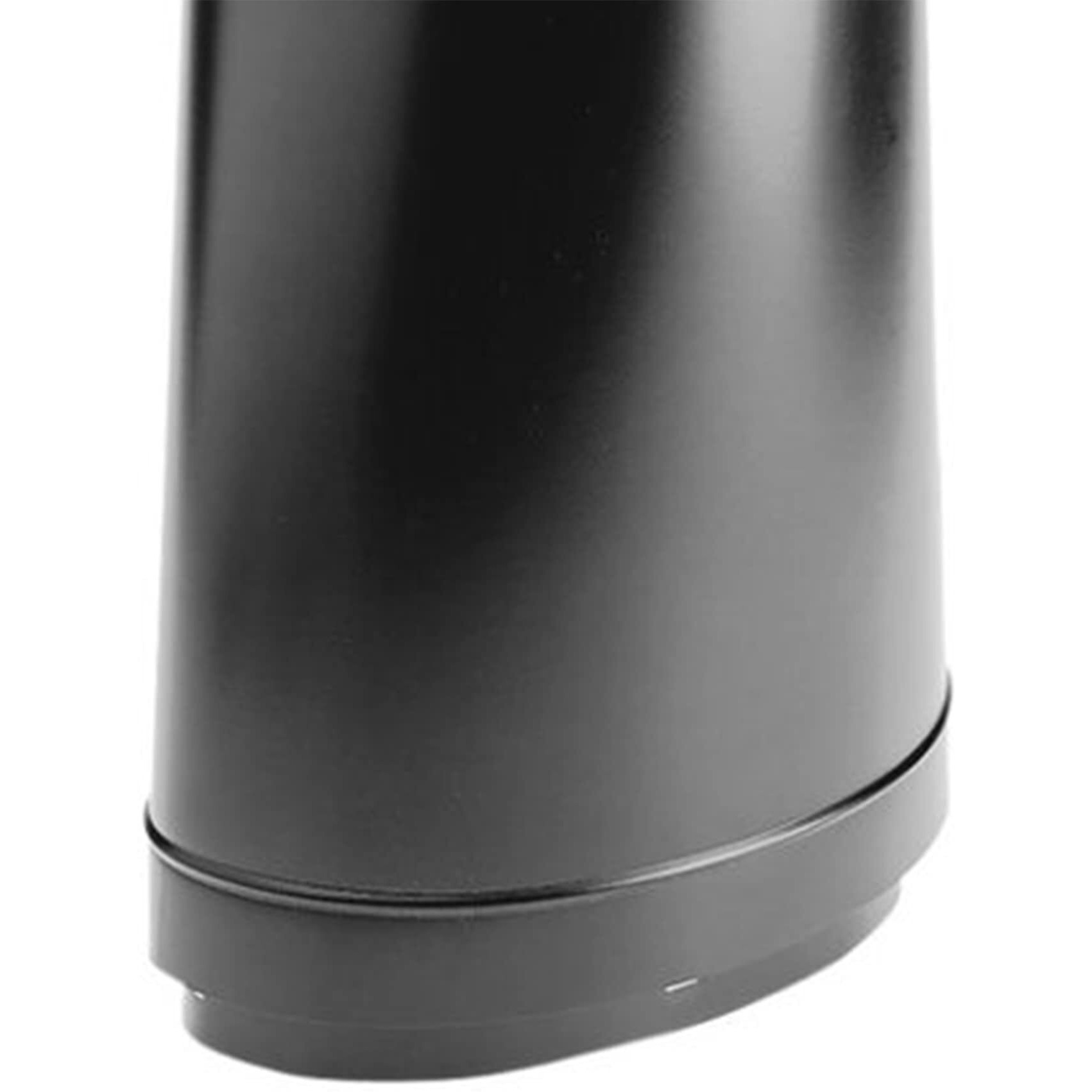 Duravent Dvl 6Dvl-Orad Double Wall 8 Inch Oval To 6 Inch Round Pipe Flue Adapter  For Use On Vermont Casting Appliances  Black