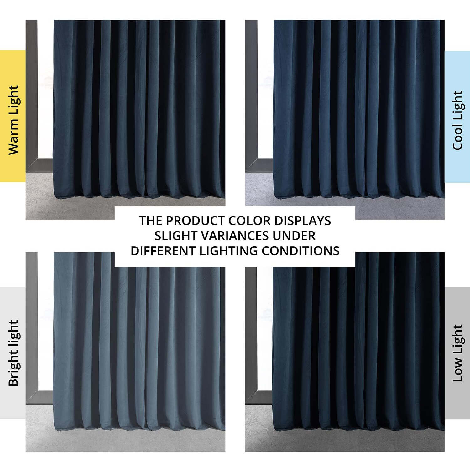 Hpd Half Price Drapes Signature Velvet Thermal Blackout Curtains For Living Room 96 Inch Long (1 Panel) Rod Pocket Insulated Blackout Curtains For Bedroom Window Curtains  100W X 96L  Midnight Blue