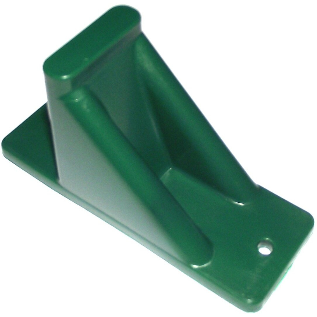 Jsp Manufacturing Green Plastic Mini Roof Snow Ice Guard - Multi-Quantity Pack | Prevents Sliding Snow Stops Buildup (50)