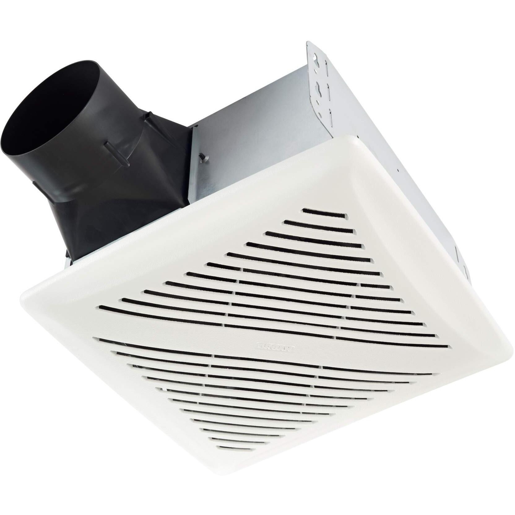 Broan-Nutone Ae50110Dcs Flex Dc Series Energy Star Certified Bathroom Ventilation Fan  Medium  White