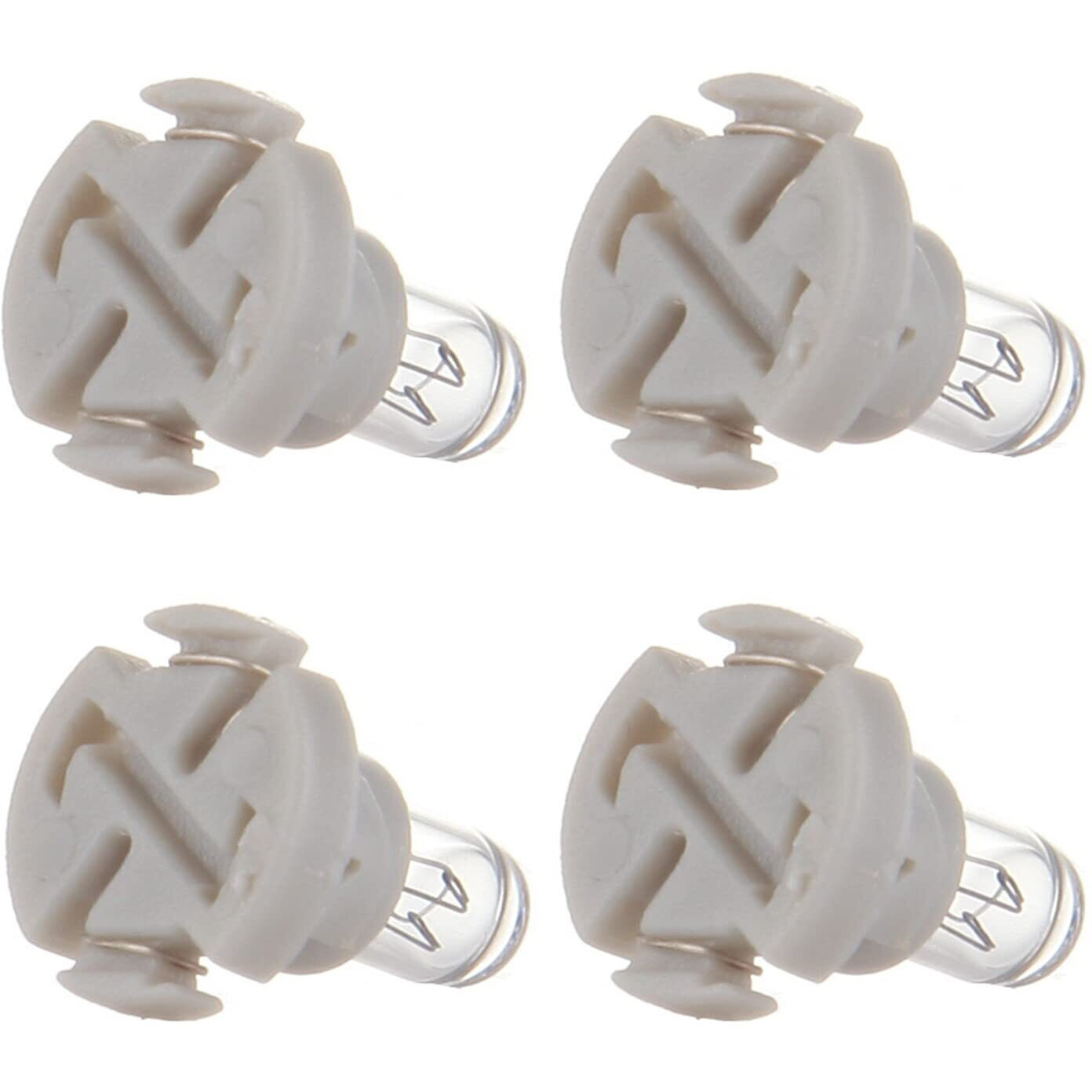 Cciyu T4/T4.2 Neo Wedge Halogen A/C Bulb Instrumnet Panel Dash Light 4Pack