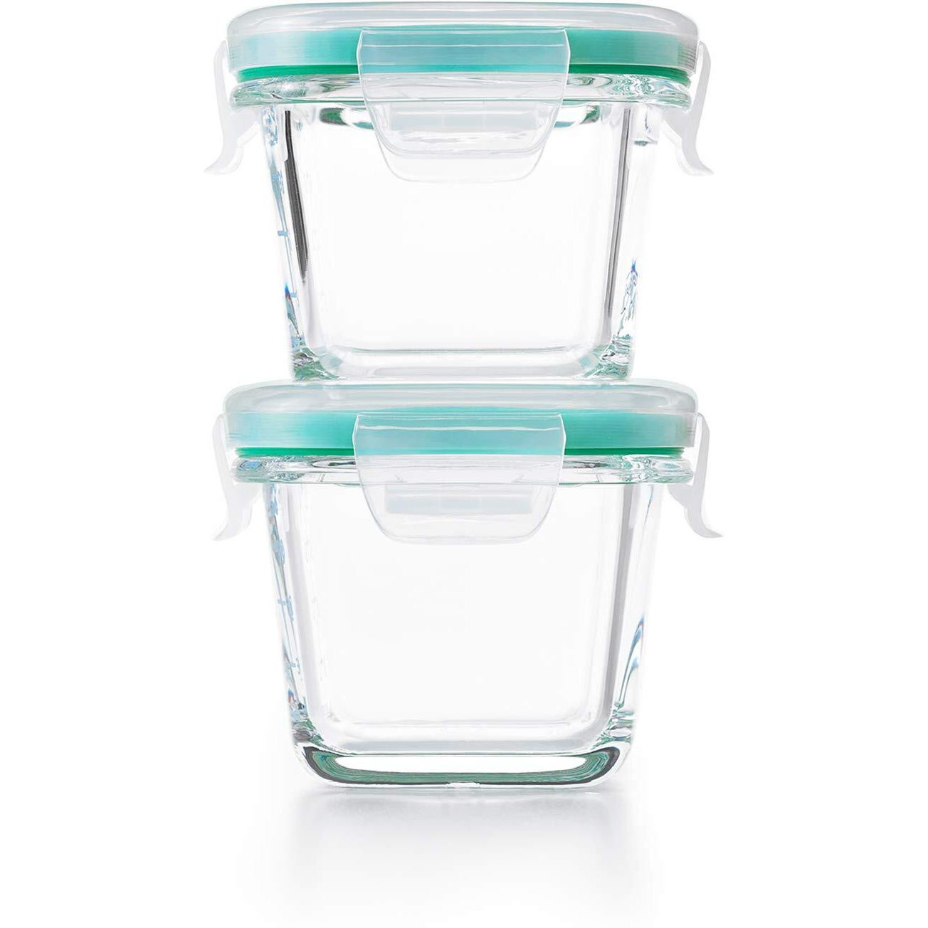 Oxo Good Grips 4-Piece Smart Seal Leakproof Mini Glass Container Set
