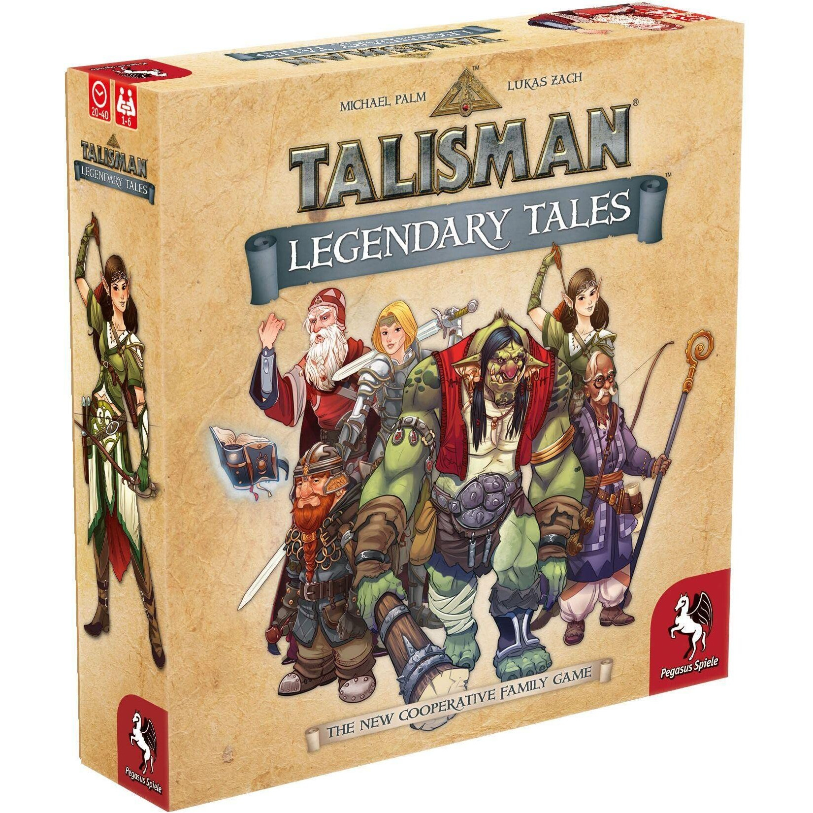 Pegasus Spiele 56100E - Talisman - Legendary Tales  Multicolor