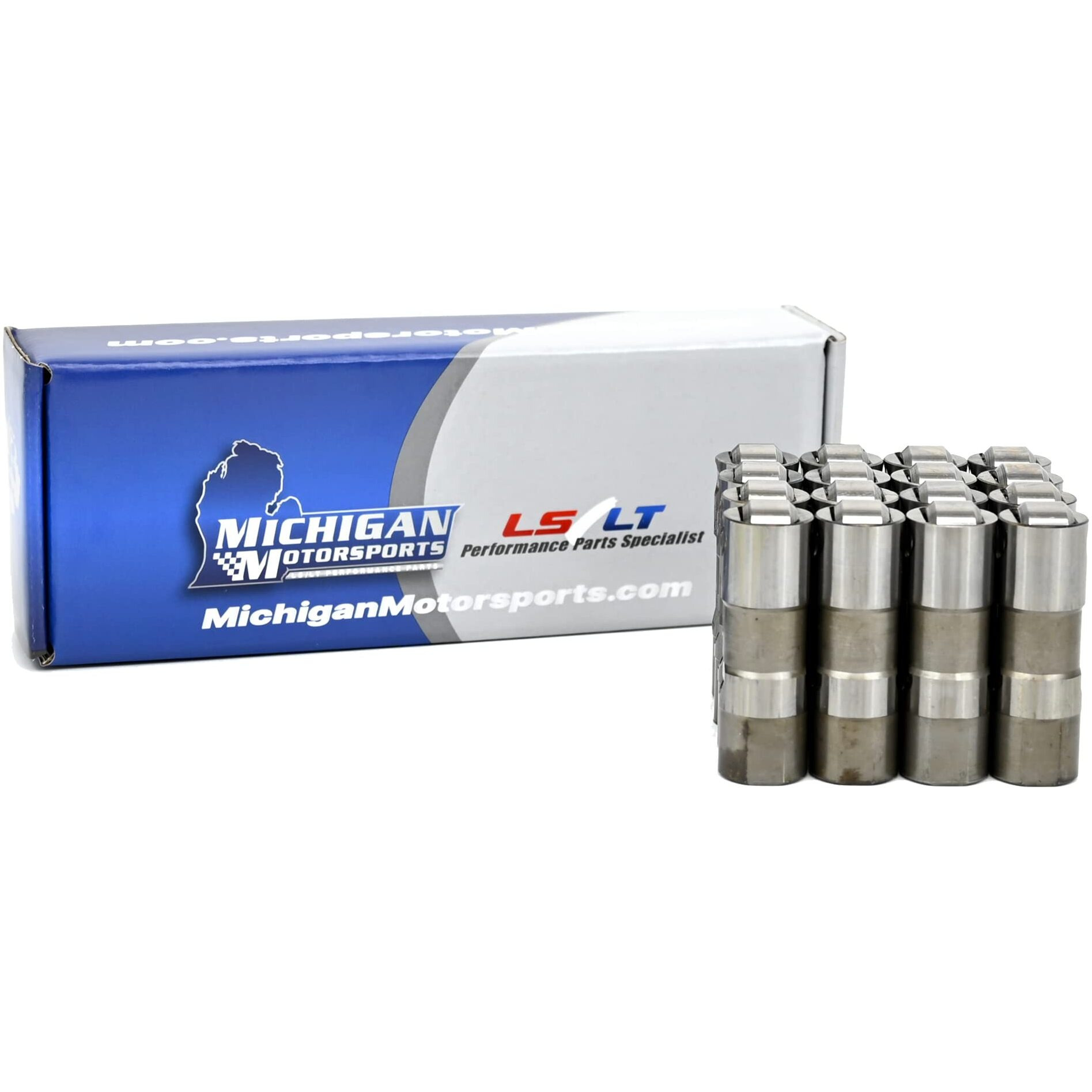 Michigan Motorsports Delphi Ls7 Lifters Set Of 16 With Guide Trays | Direct Replacement For Gm Ls Engines | Fits Ls1 Ls2 Ls3 Ls6 Lq4 Lq9 Ly5 Ly6 Lm7 4.8 5.3 5.7 6.0 6.2 | 12499225  25341990
