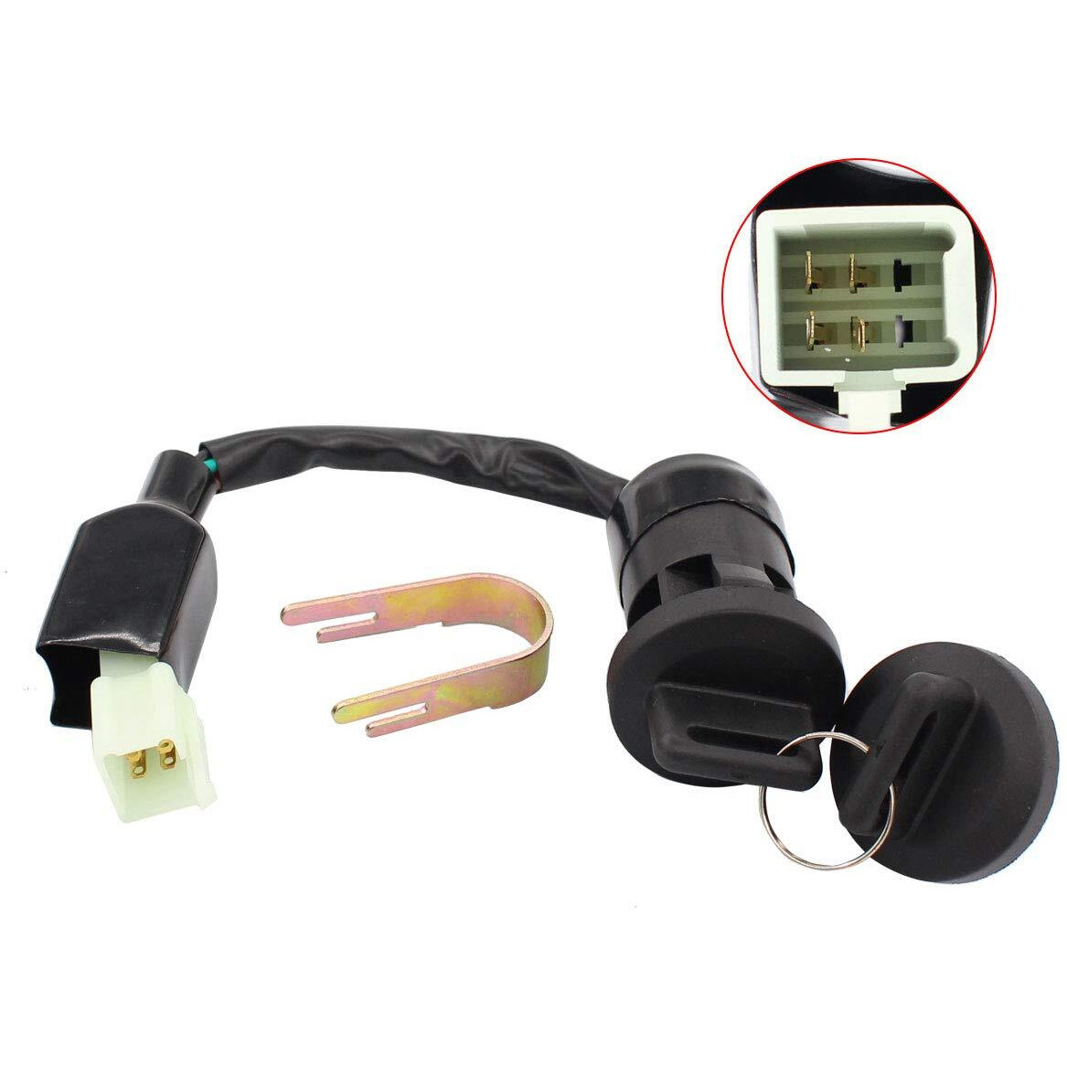 Ignition Key Switch For Polaris Sportsman 90 Predator 90 Outlaw 50 Scrambler 90 Scrambler 50 Atv Sawtooth 200