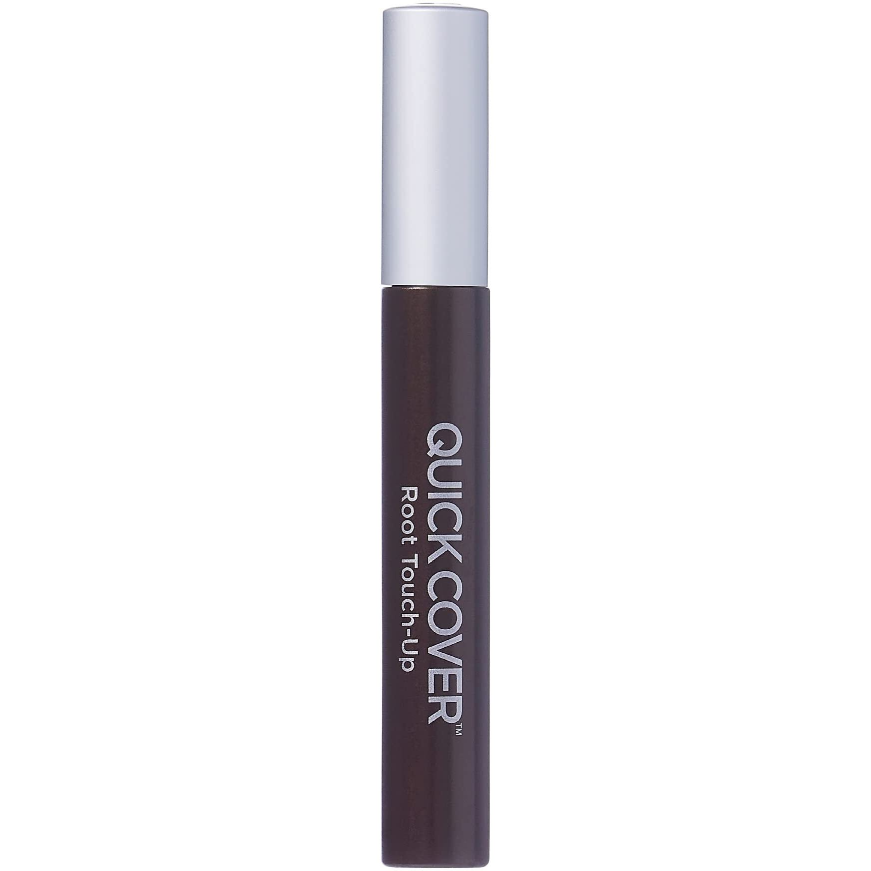 Red By Kiss Quick Cover Root Touch Up Rescue (Dark Brown 2 Pack)  Mascara Natural Water-Resistant Temporary Gray Concealer Cover Up Brush For Hair Mustache & Beard  Formulated With Jojoba Oil