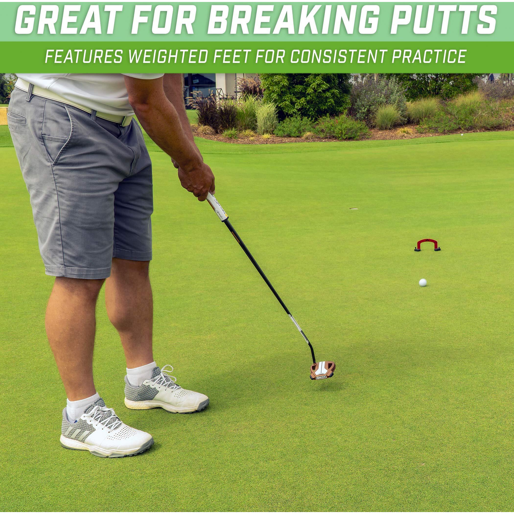 Gosports Align Putting Gates Practice Set Includes 3 Premium Metal Gates (2 In / 3 In / 4 In) - Use On The Green Or At Home