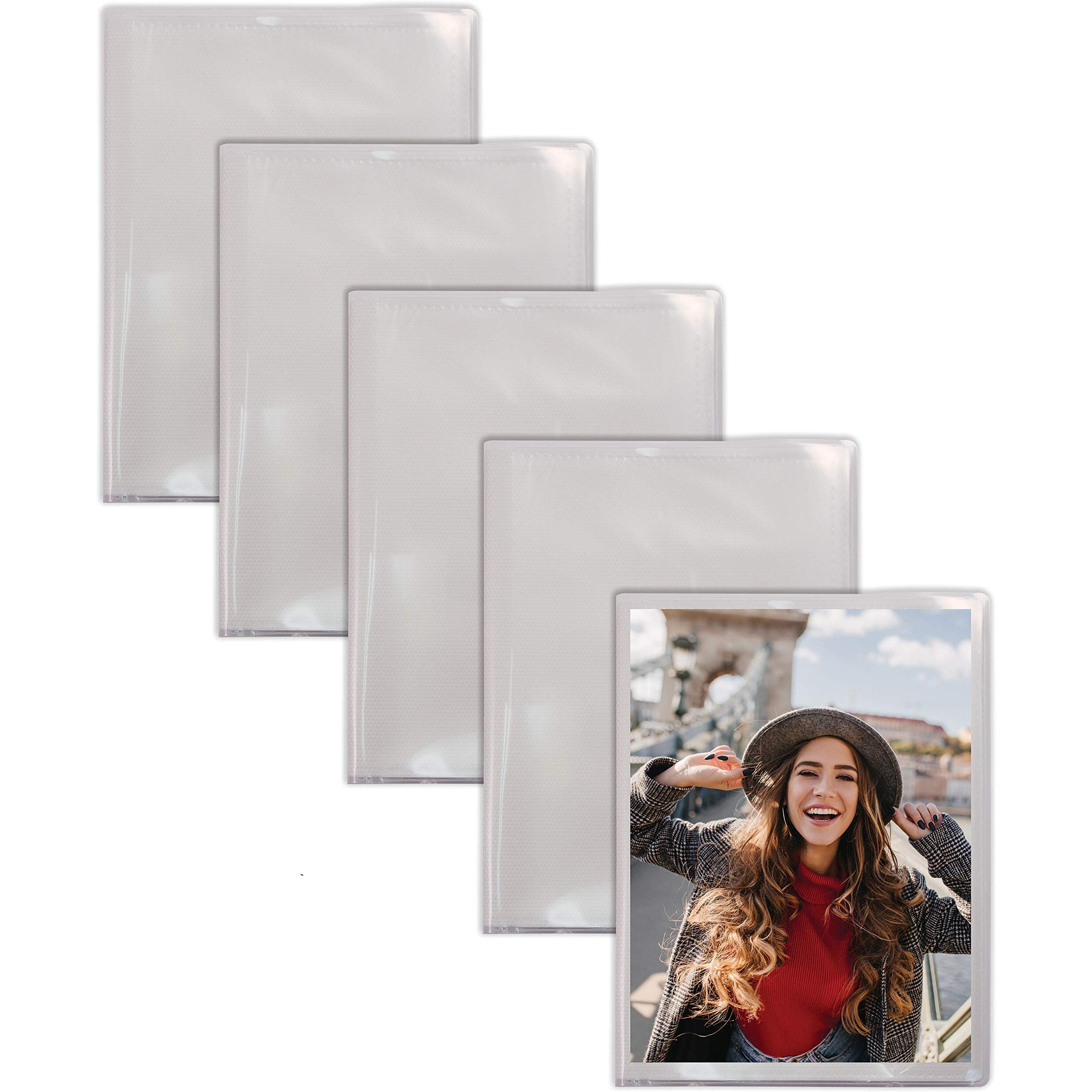 Better Office Products 24 Photo Mini Photo Album  4 X 6 Inch  Pack Of 5  Clear View Cover  Holds 24 Photos  5 Pack