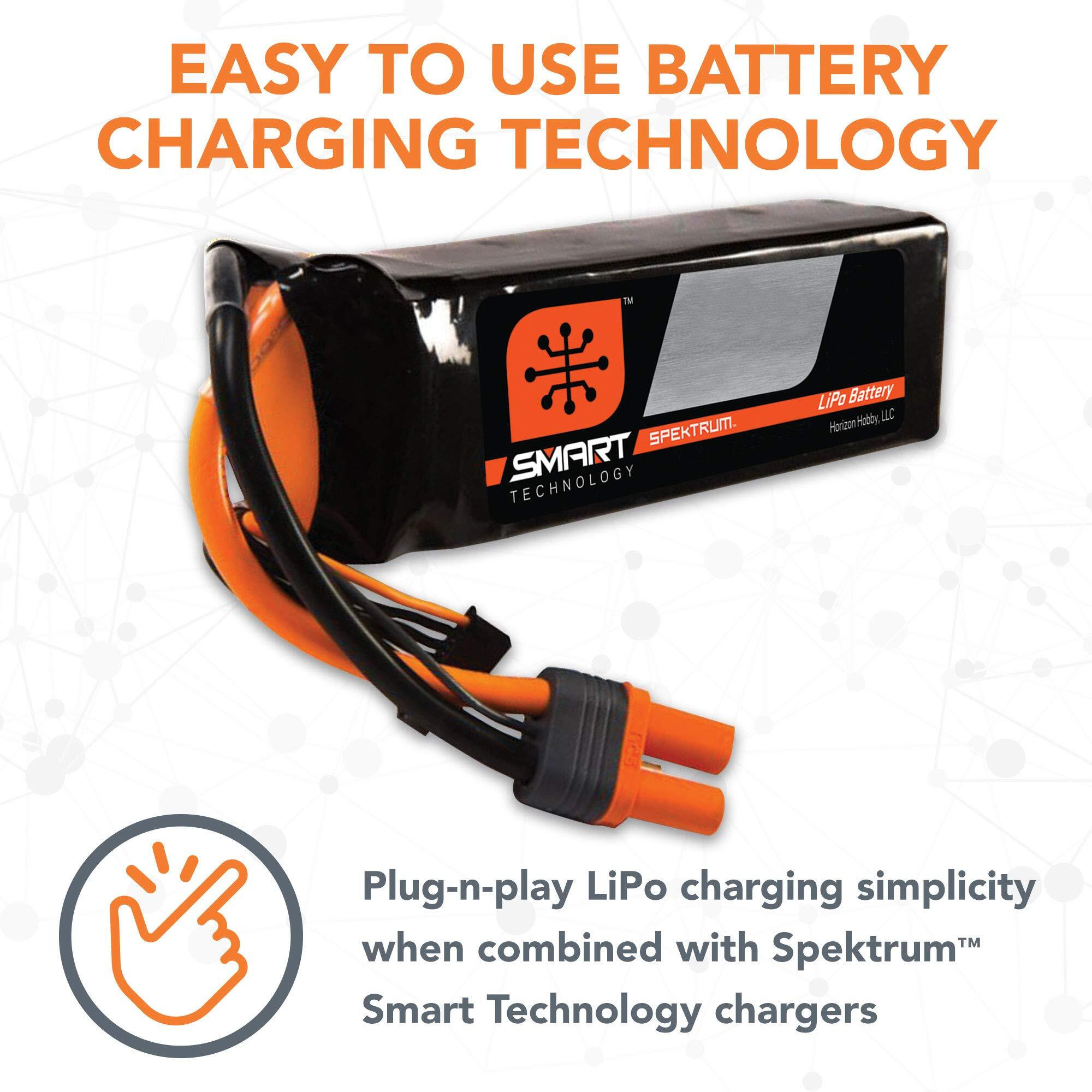 Spektrum 11.1V 1300Mah 3S 30C Smart Lipo Battery Ic3  Spmx13003S30M