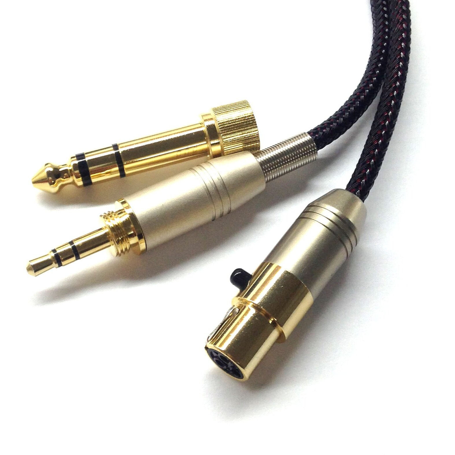 Newfantasia Replacement Audio Upgrade Cable Compatible With Beyerdynamic Dt 1990 Pro  Dt 1770 Pro Headphone And Compatible With Akg K371  K175  K275  K245  K182  K7Xx Headphone 1.3Meters/4.2Feet