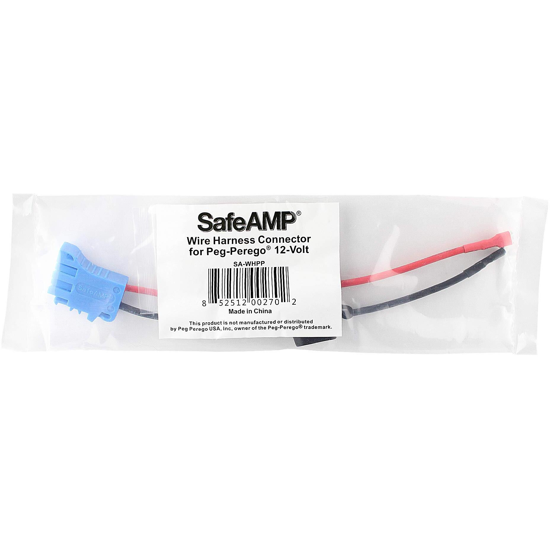 Safeamp Wire Harness Connector For Peg-Perego 12-Volt Sla Battery