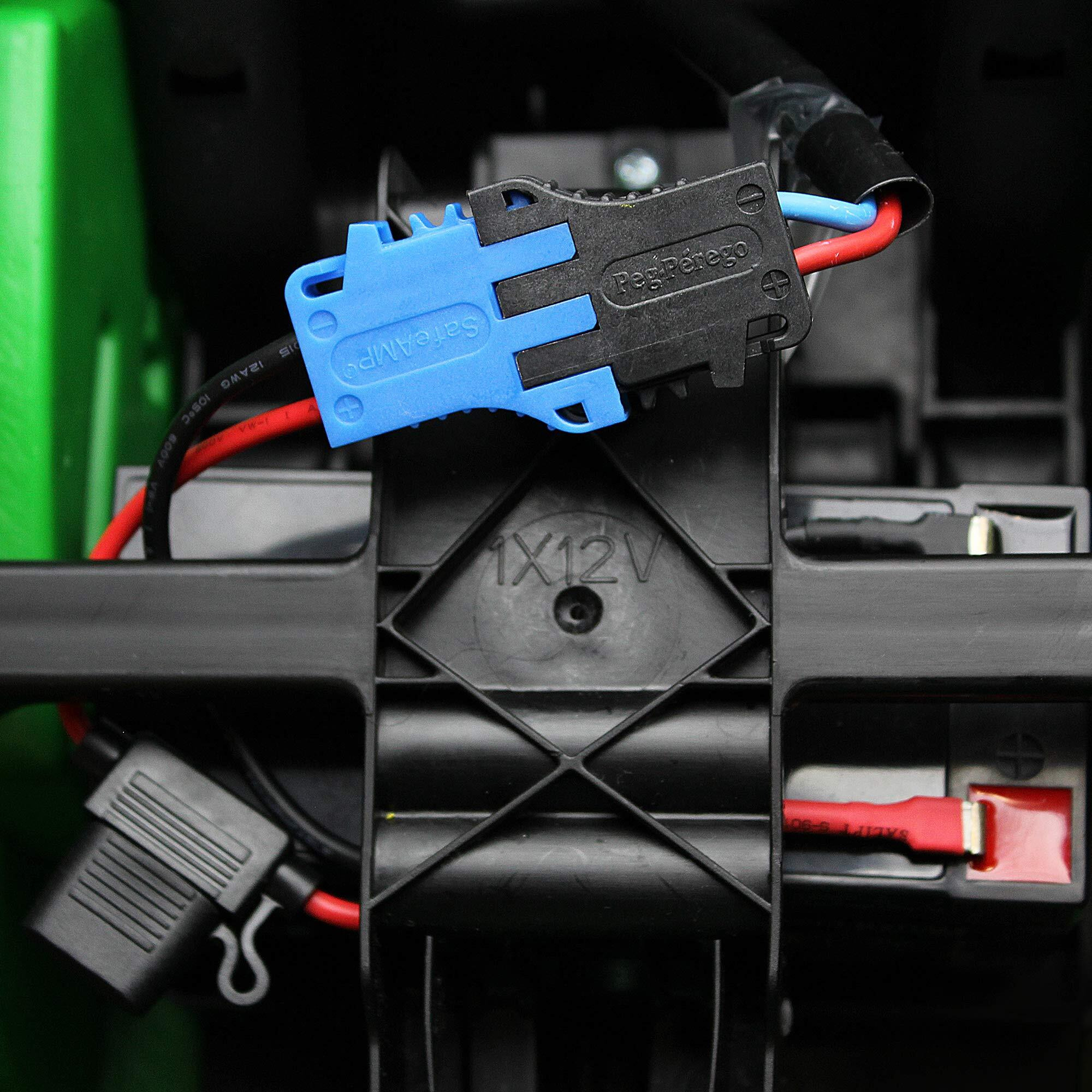 Safeamp Wire Harness Connector For Peg-Perego 12-Volt Sla Battery
