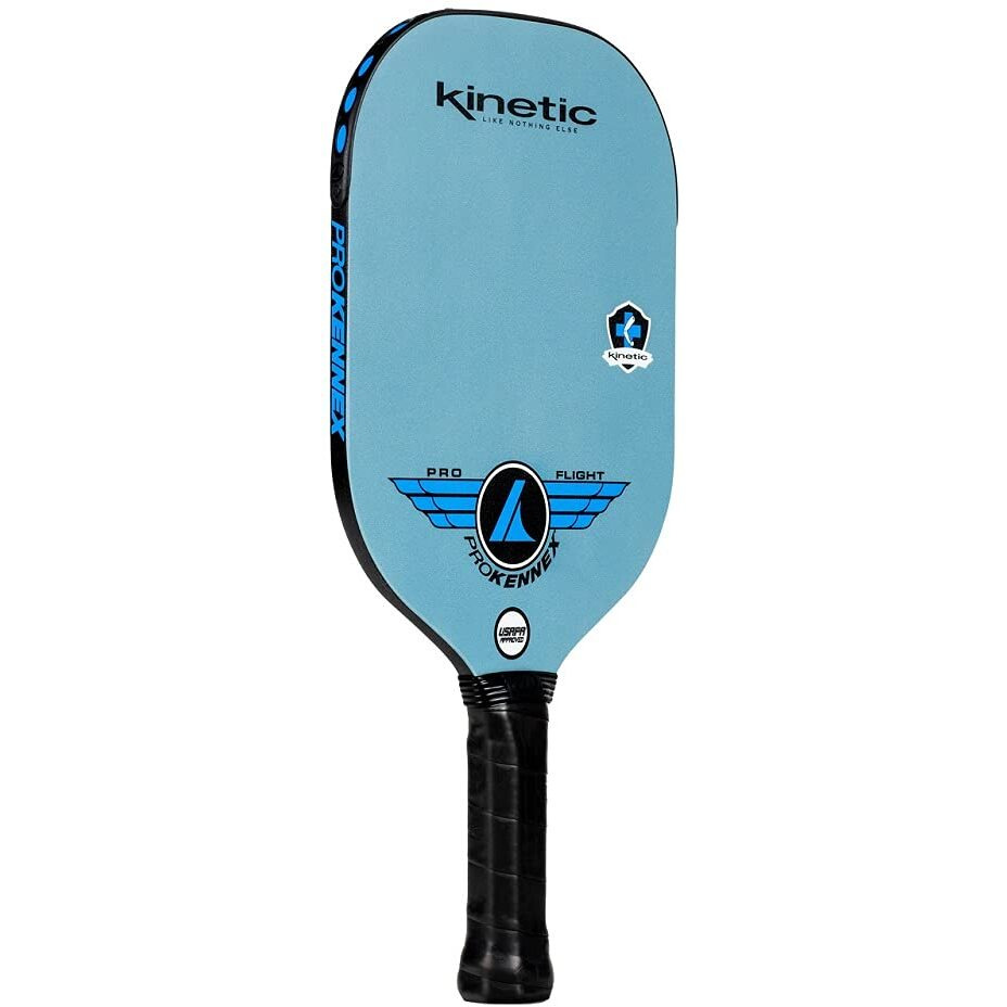 Prokennex Pro Flight - Pickleball Paddle With Toray T700 Carbon Fiber Face - Comfort Pro Grip - Usapa Approved (Blue)