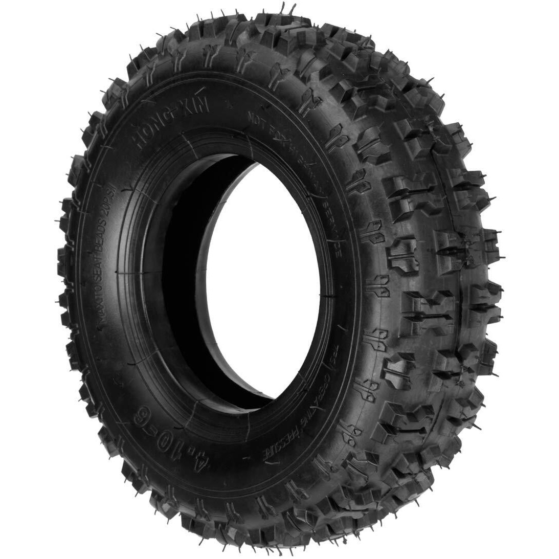 Fvrito 4.10-6 4.10/3.50-6 Nhs Tire And Inner Tube For Go Kart Chinese Atv Quad 4 Wheeler Mini Bike Lawn Equipment Garden Rototiller Snow Blower Wheelbarrow Lawn Tractor With Bent Valve Stem Set Of Two