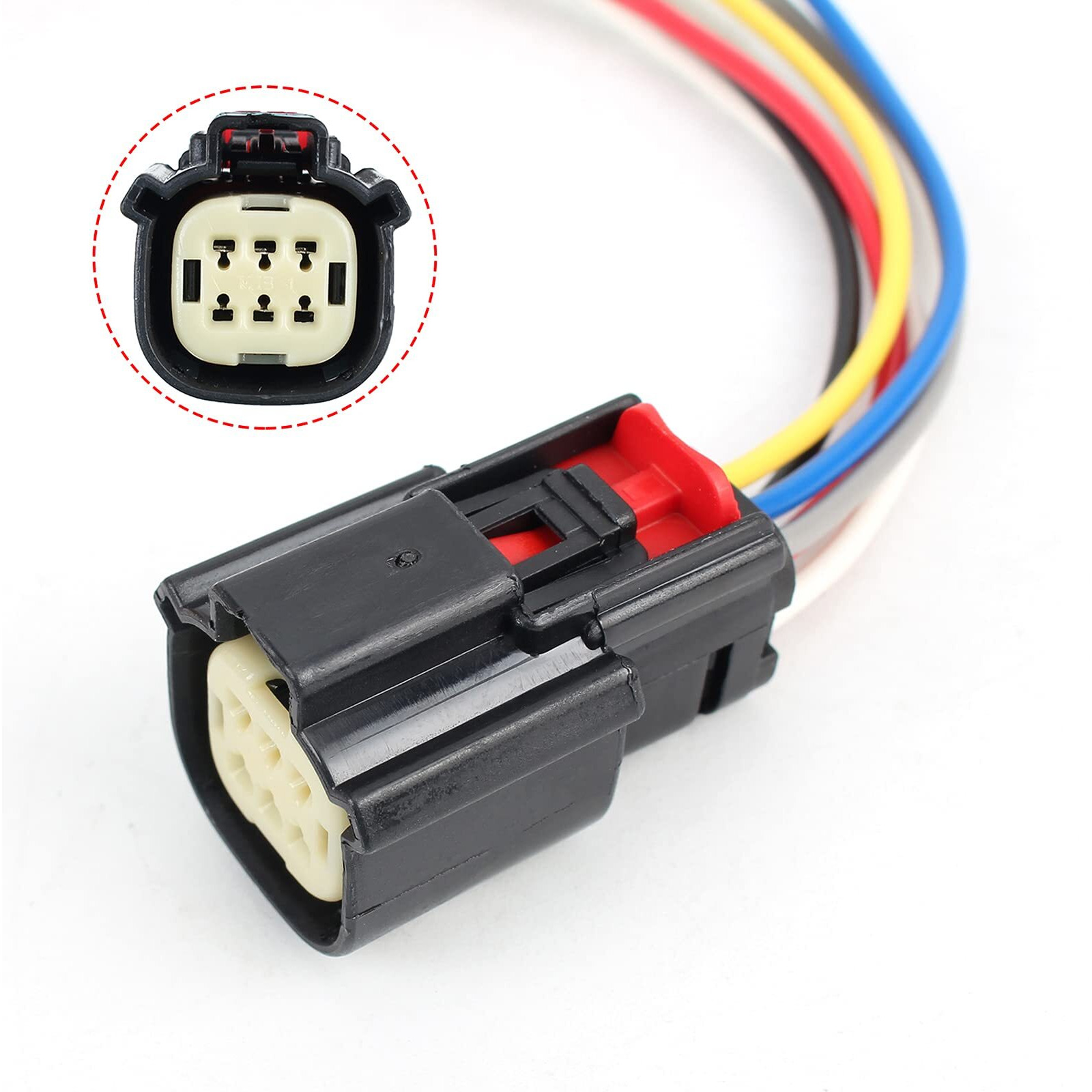 Autokay 30Cm Tailgate Camera Connector Pigtail Fits For Chevrolet Silverado For Gmc Sierra 2014-2015