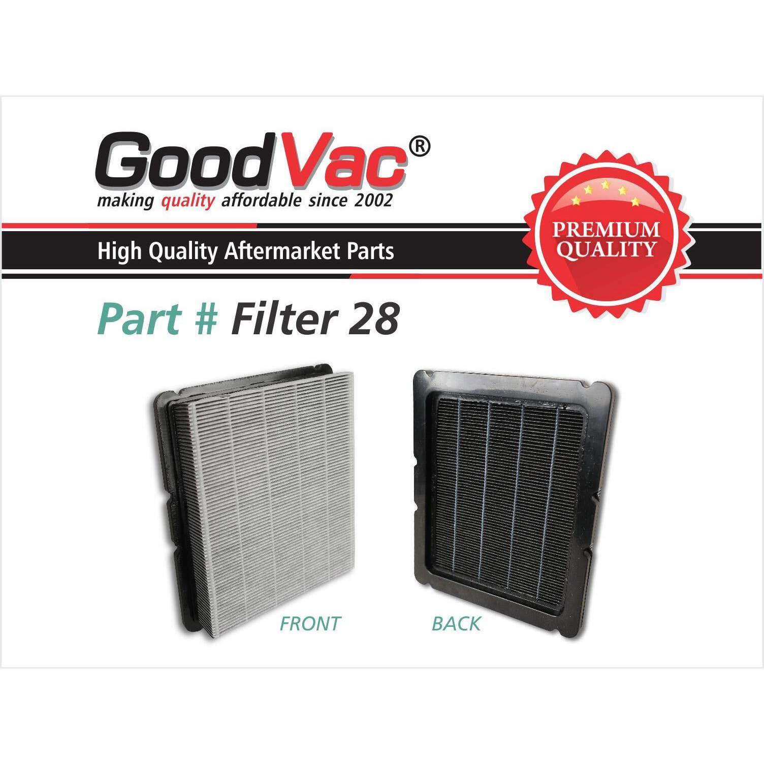 Goodvac Replacement Hepa Filter Made To Fit Rainbow Srx Vacuum Cleaners Replaces Oem T1011