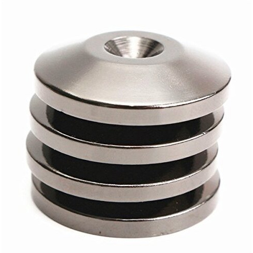 Facmogu 8Pcs Black 24K Nickel Plated Isolation Stand Feet Cone Bases Copper  5X25Mm Speaker Spike Pads Speaker Stand Feet Pad  Non-Slip Speaker Spike Floor Protector For Audio Turntable Speaker Cd Amp