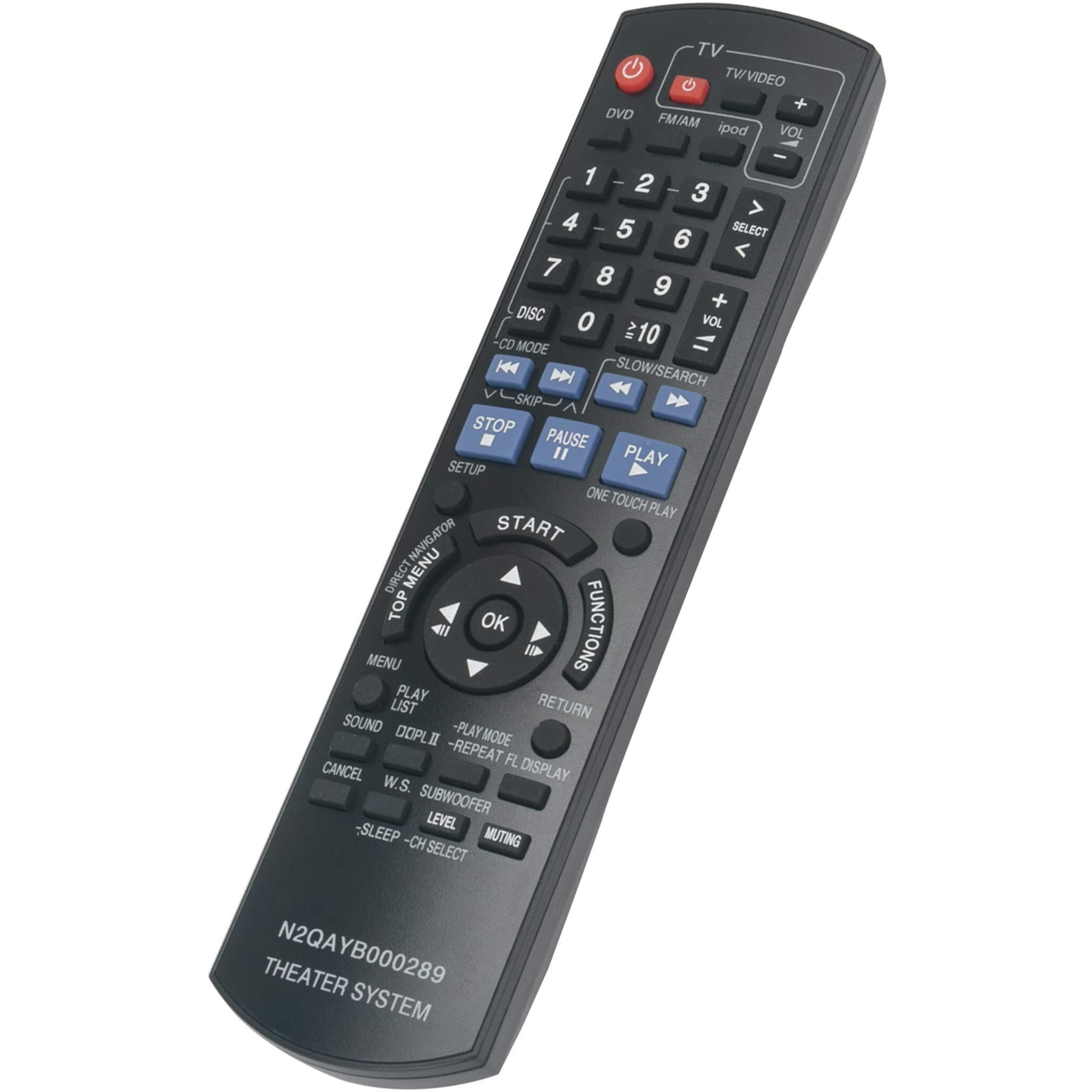 N2Qayb000289 Replaced Remote Fit For Panasonic Dvd Home Theater Sound System Sc-Pt960 Sc-Pt760 Sc-Pt954 Sapt1054 Sa-Pt760 Sa-Pt954 Sapt956 Scpt1054 Sc-Pt956 Sb-Hf760 Sb-Hc760 Sb-Hs760 Sb-Hw560