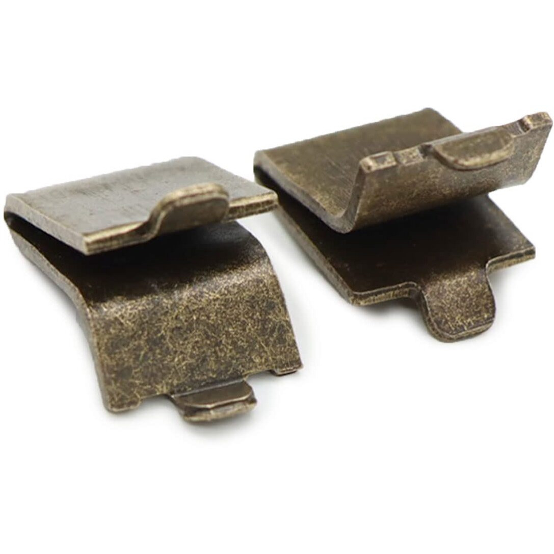 Adjustable Steel Pilaster Shelf Clip Support  Shelving Bracket Clips For Metal And Wood Shelves (20  Bronze)