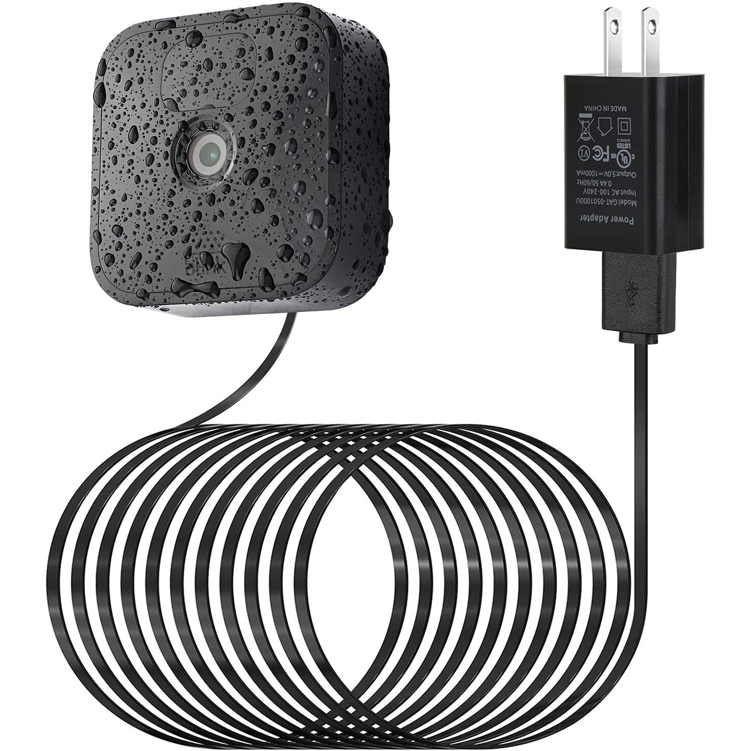 Power Adapter For Blink Xt / Xt2 & Blink Outdoor (3Rd Gen) Camera  With 25 Ft/7.5 M Weatherproof Cable Continuously Charging Blink Camera  No More Battery Changes - Black