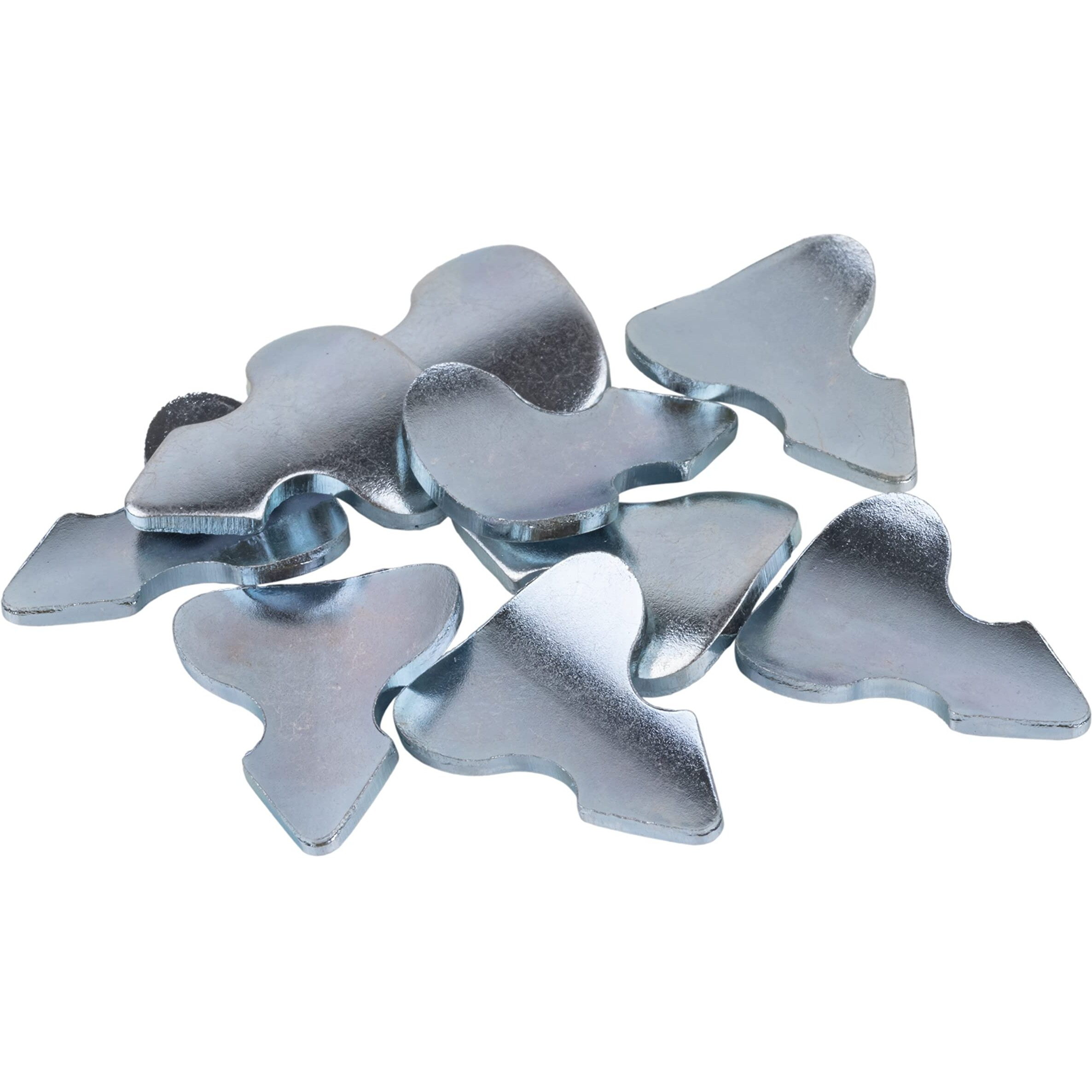 Zinc Plated Single Prong Drawer Stops | Pack Of 50 | Antique Reproduction One Point Drawer Stop  Hardware For Drawers  Sliding File Chest  Dresser  Cabinet | Ua-036-Z