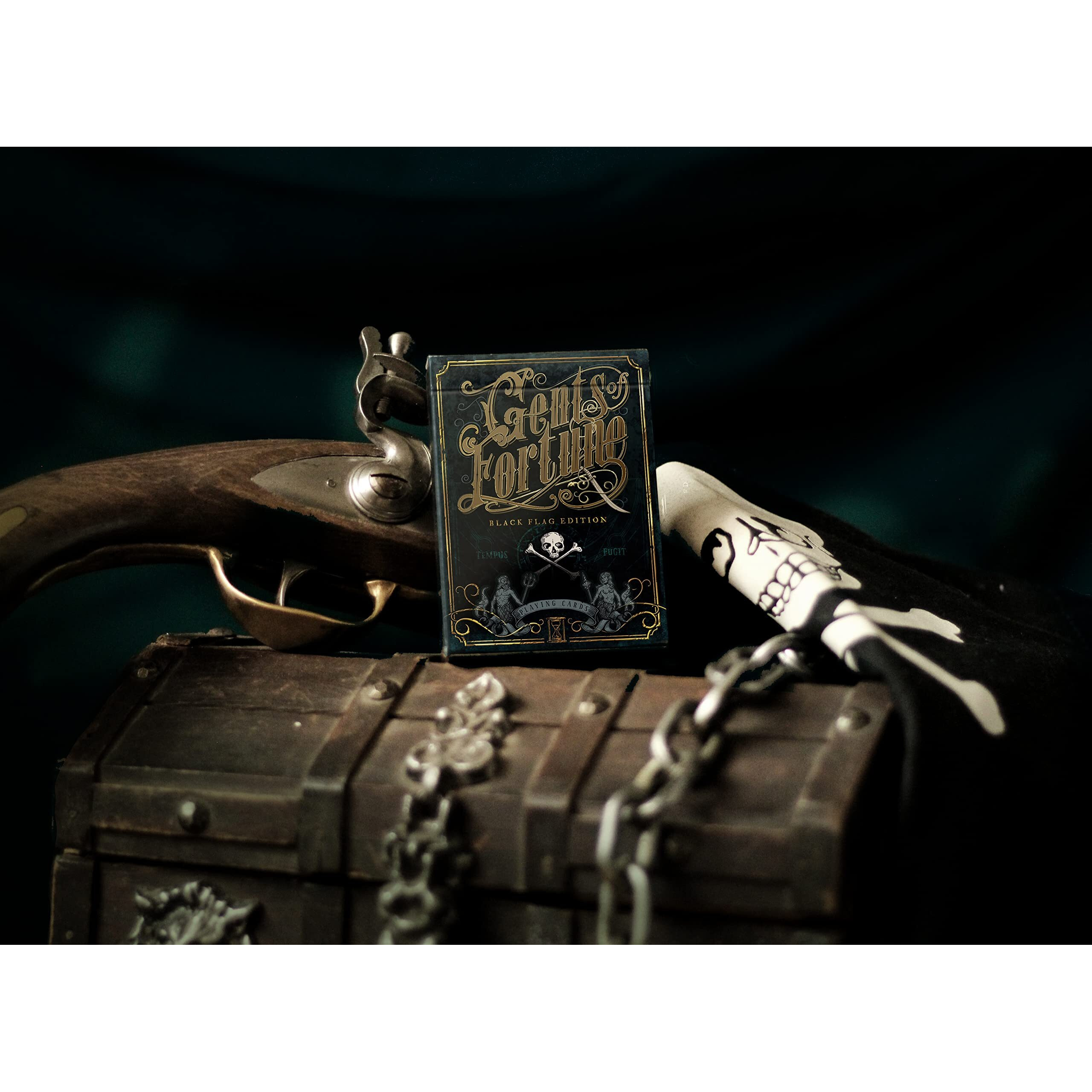 Gents Of Fortune Playing Cards Black Flag Edition Waterproof Gent Supply