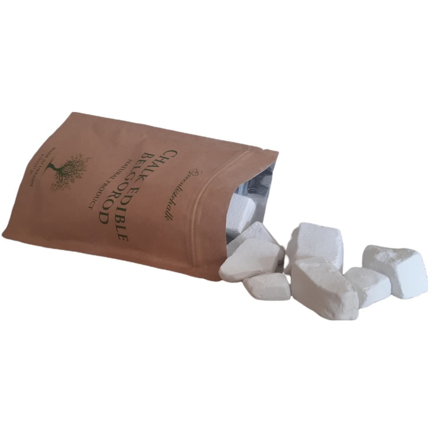 Chalk Edible  Chalk Belgorod 8 Oz  (250 Gr.) Natural Chalk  Chalk Food  Chalk For Eating