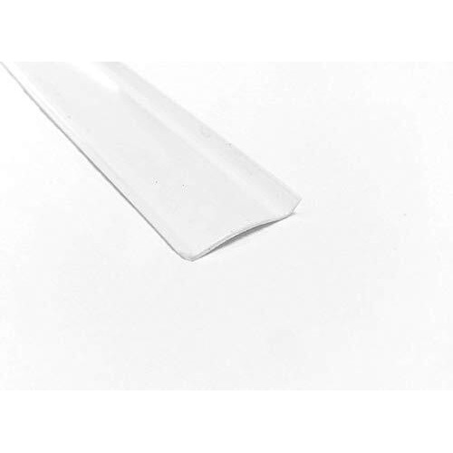 Qpn White Vinyl 7/8"" Insert Molding Trim Screw Cover Rv Camper Travel Trailer (50 Ft  White)