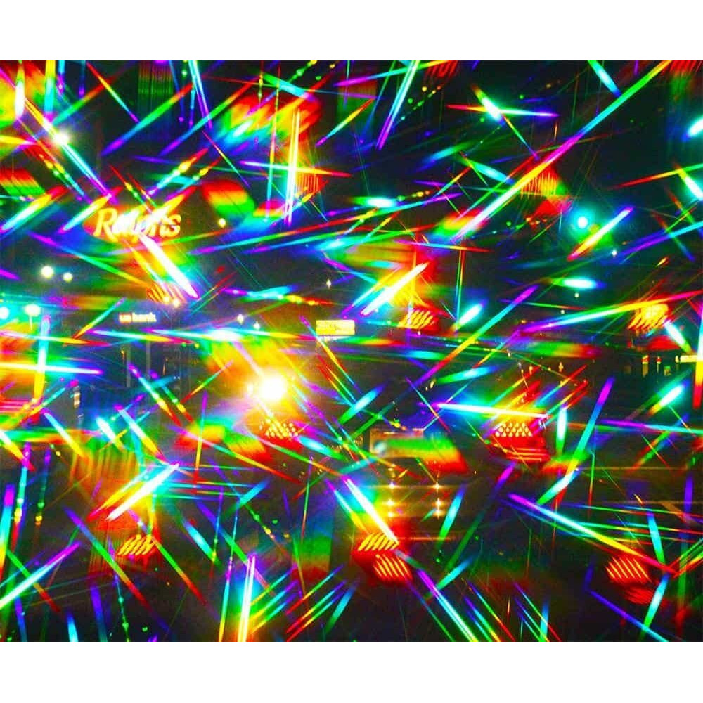 13 500 Lines/Inch Diffraction Grating Sheet - Double Axis [1 Foot X 6 Inches]