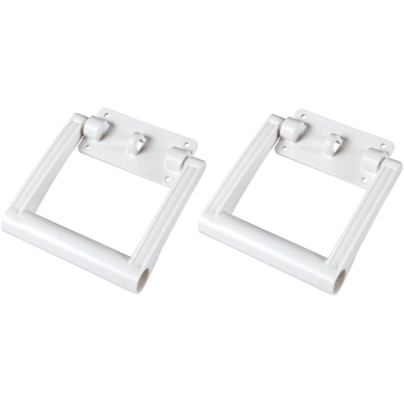 Jsp Manufacturing White Aftermarket Plastic Igloo Cooler Replacement Handles  21025 For 90-100 Qt Coolers (2)