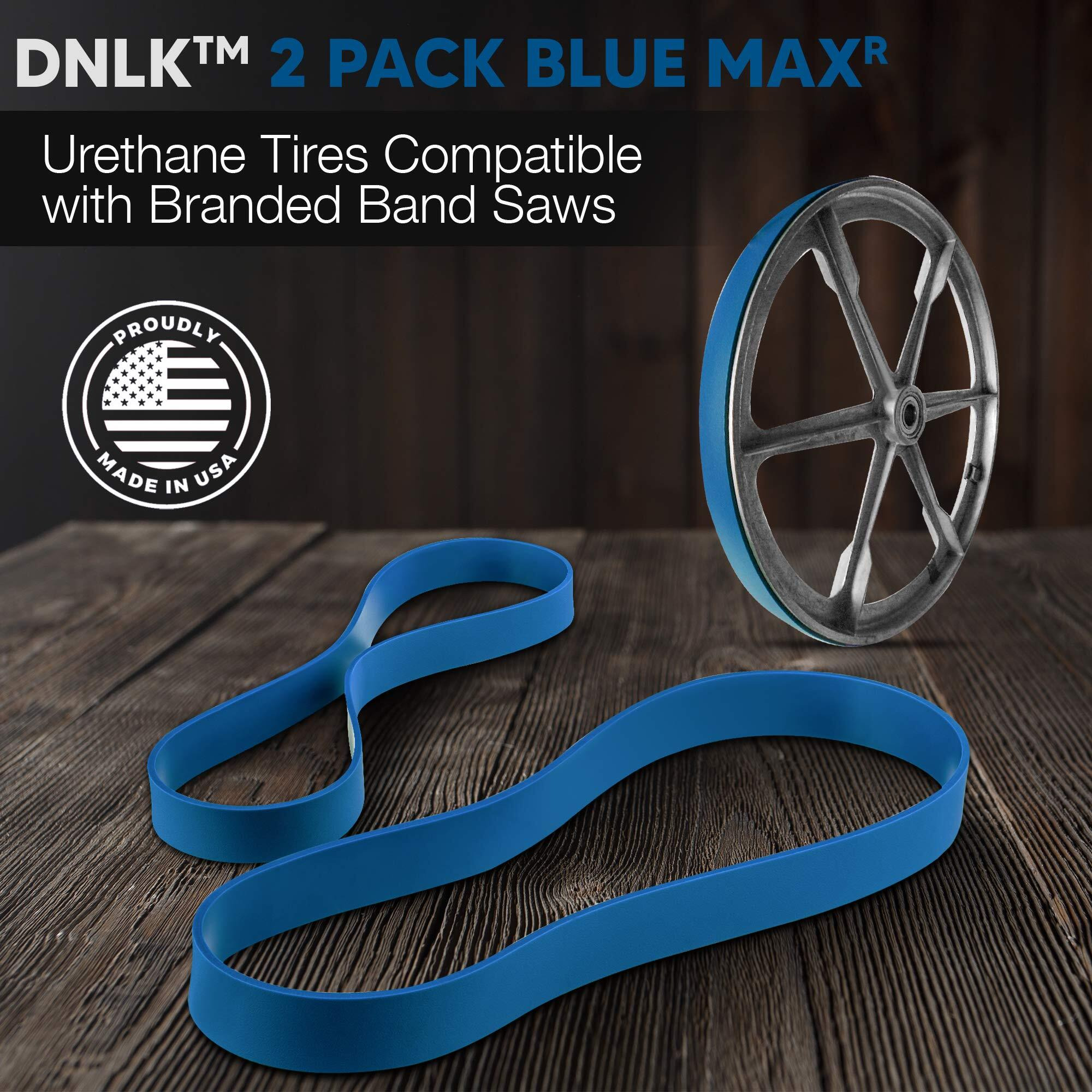 Urethane Band Saw Tires Set Fits - 17 Inch General 90-240M1 Band Saw - 2 Pack Ultra Duty 0.125 Thick Urethane Band Saw Tire - No Adhesive Needed - Made In The Usa